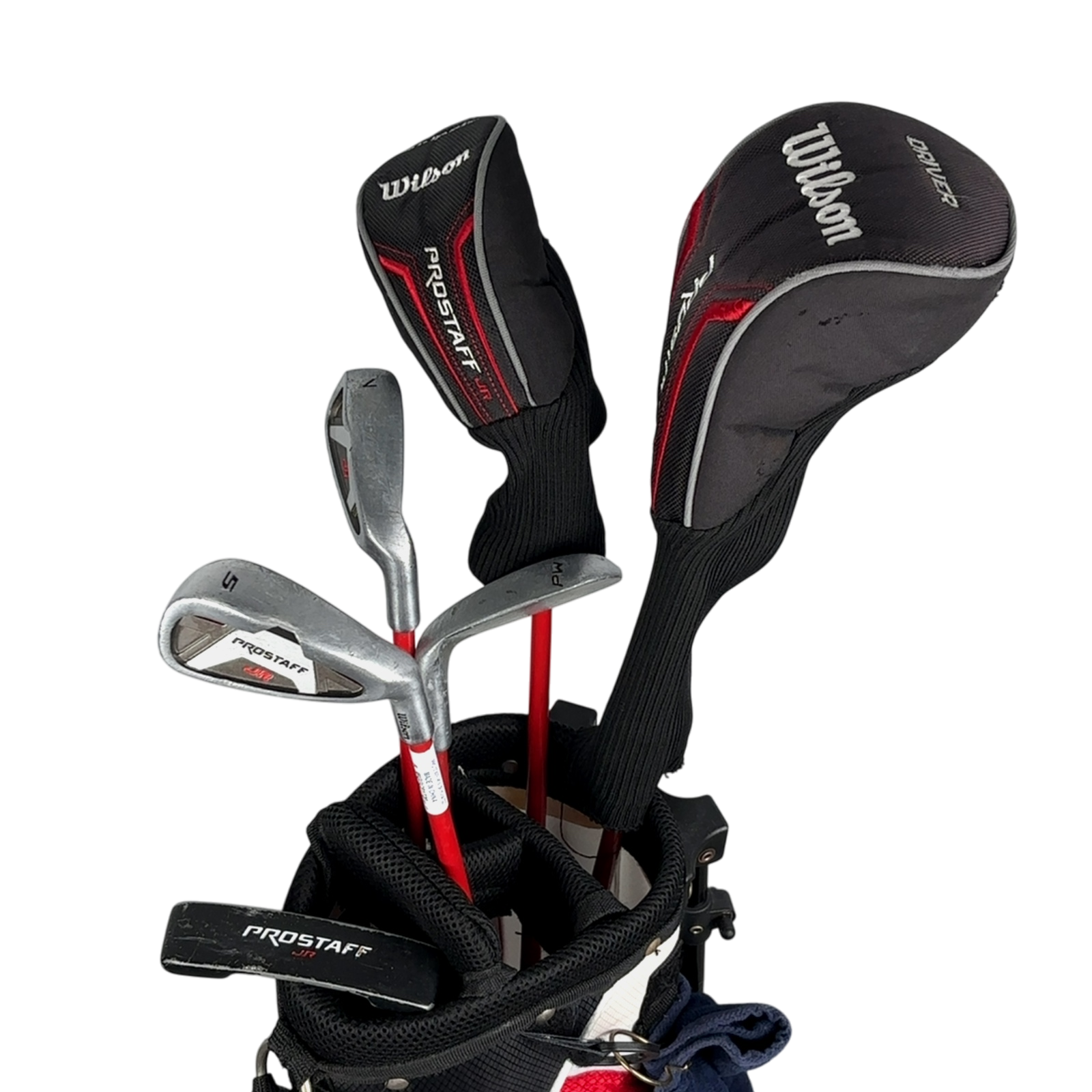 Wilson Prostaff Komplet Sæt Med Bag / 5+7+PW / Flex Junior / Grafit