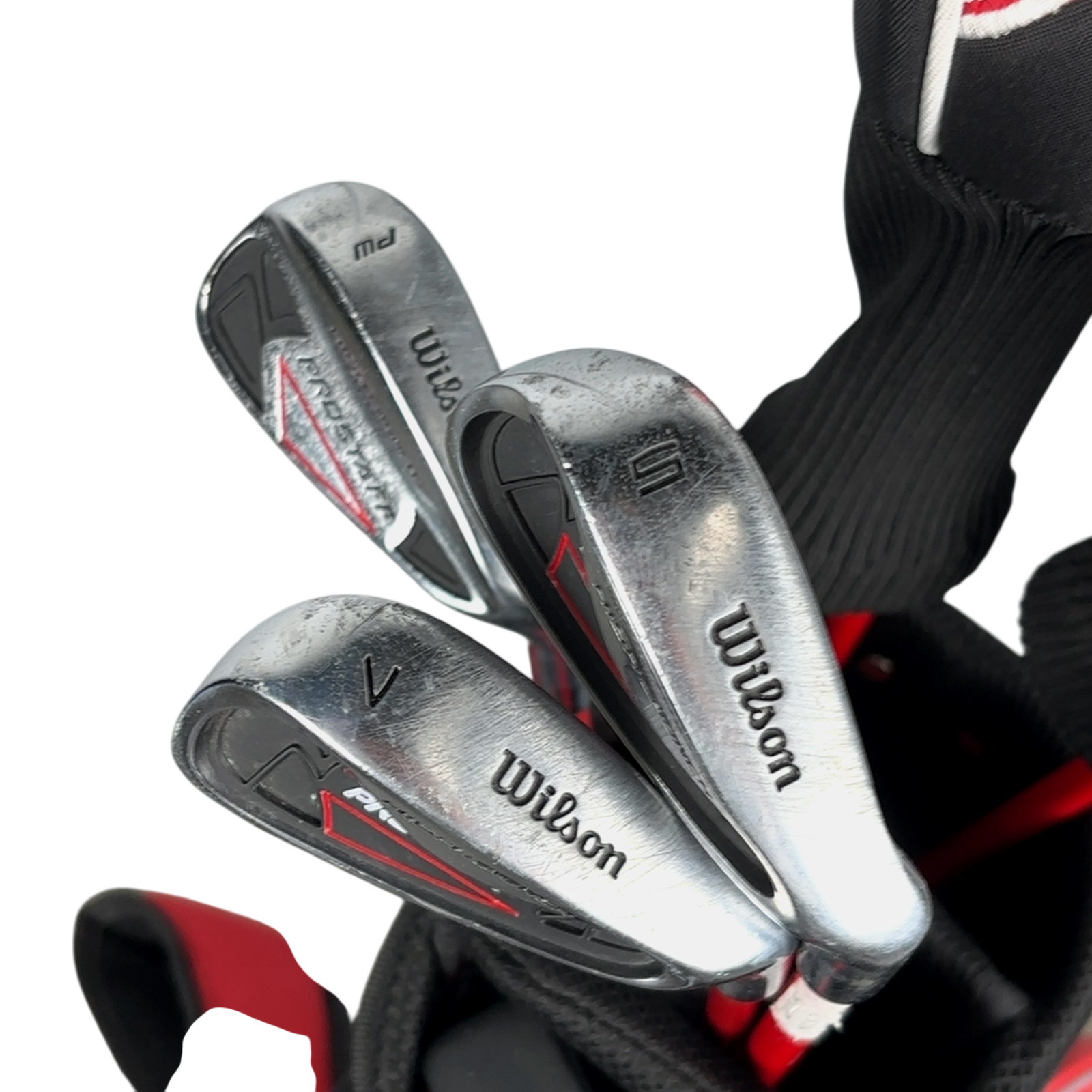 Wilson Prostaff Komplet Sæt Med Bag / 5+7+PW / Flex Junior / Grafit