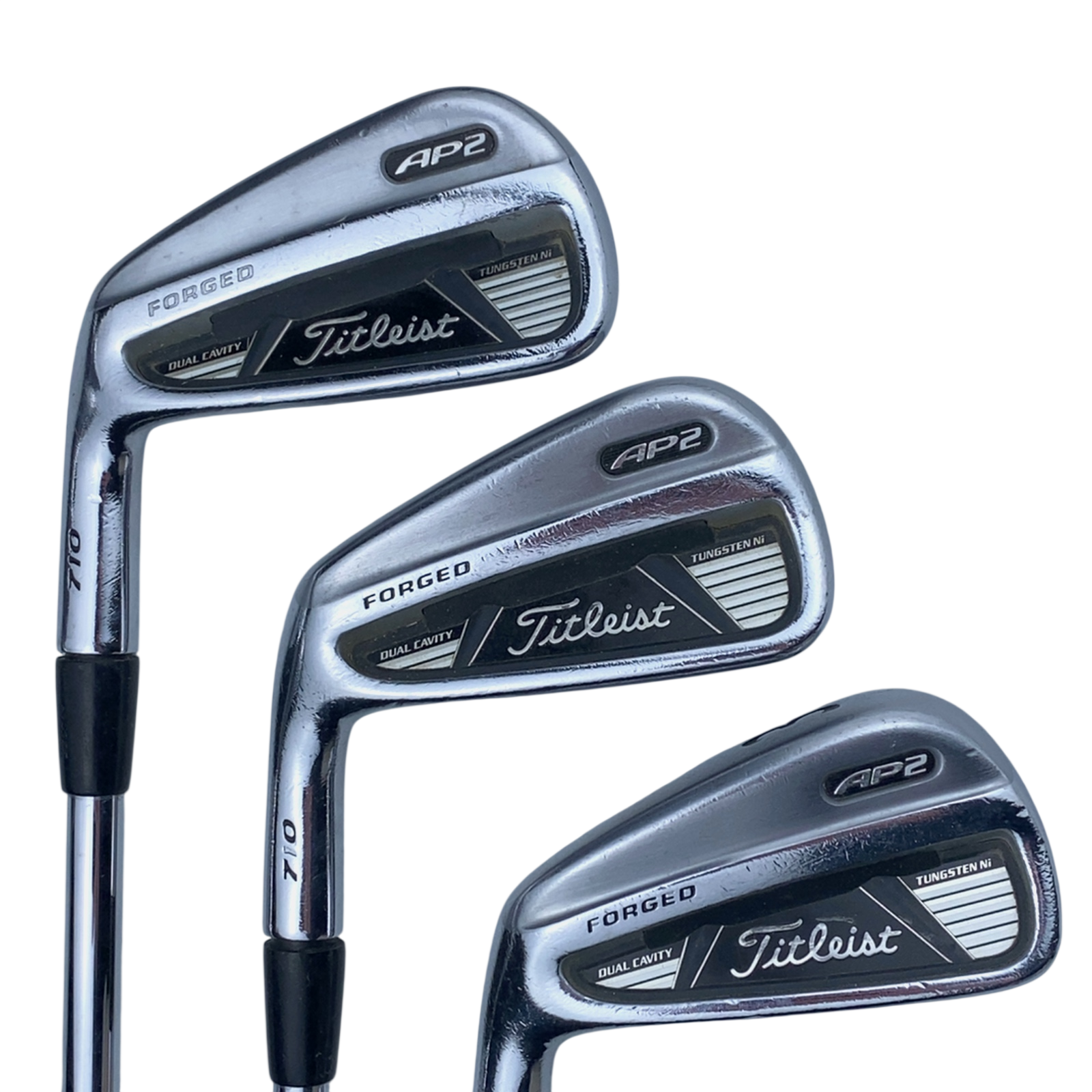 Venstre Titleist AP2 710 Forged Jernsæt / 3-PW / Flex X-Stiff / Stål
