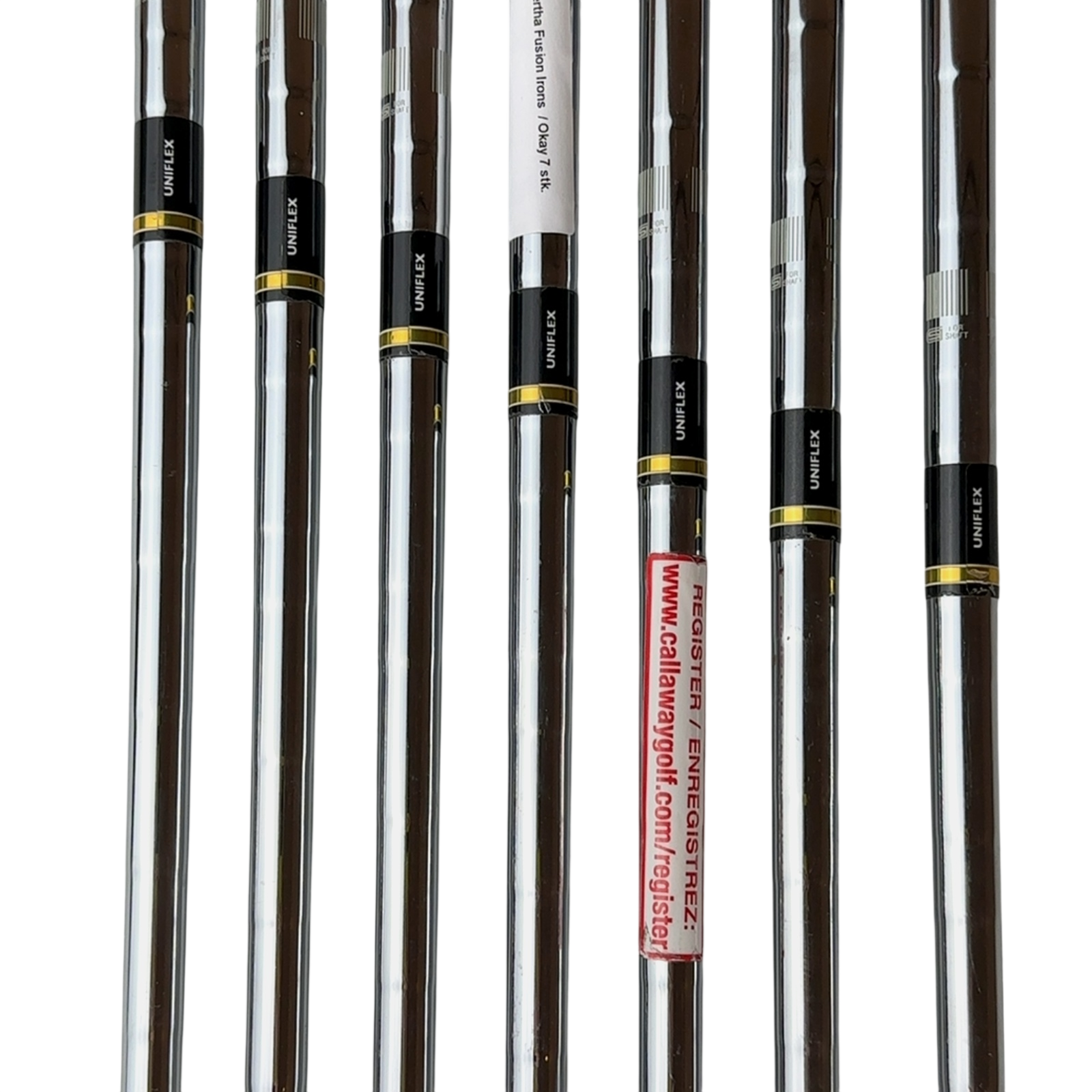 Callaway Big Bertha Fusion Jernsæt / 4-PW / Flex Uniflex / Stål