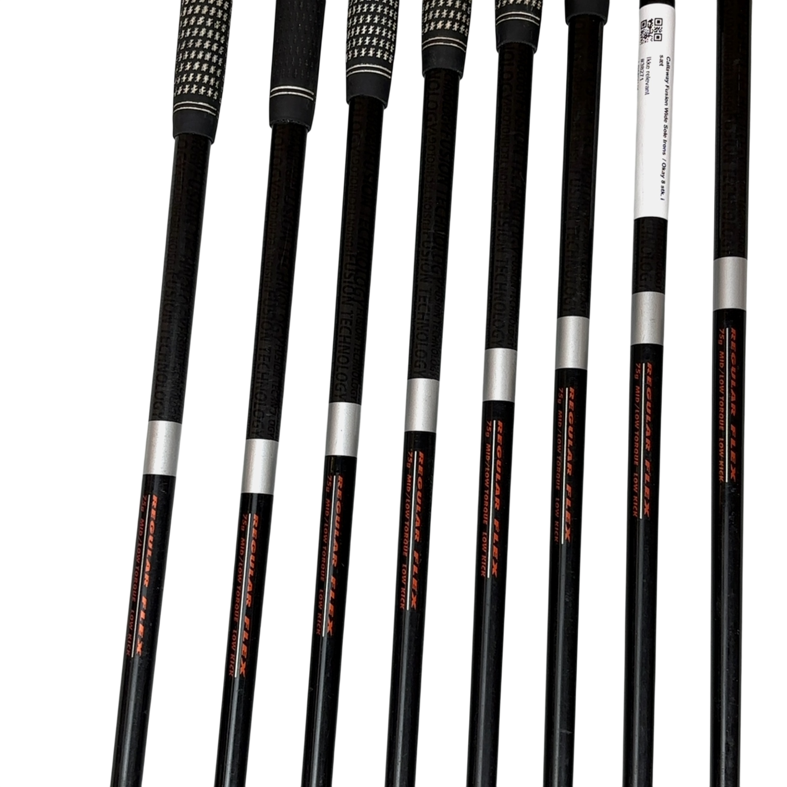 Venstre Callaway Fusion WideSole Jernsæt / 4-PW+SW / Flex Regular / Grafit