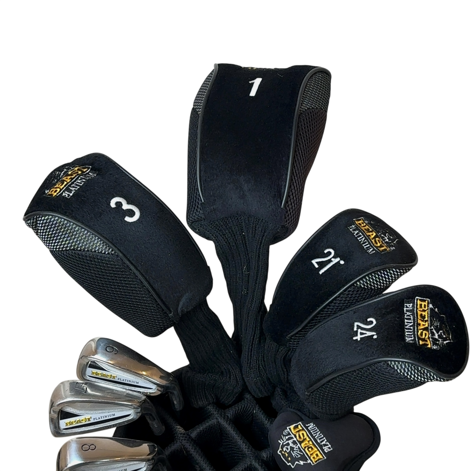 Beast Platinium Komplet Sæt Med Bag / 6-PW+SW / Flex Regular / Grafit