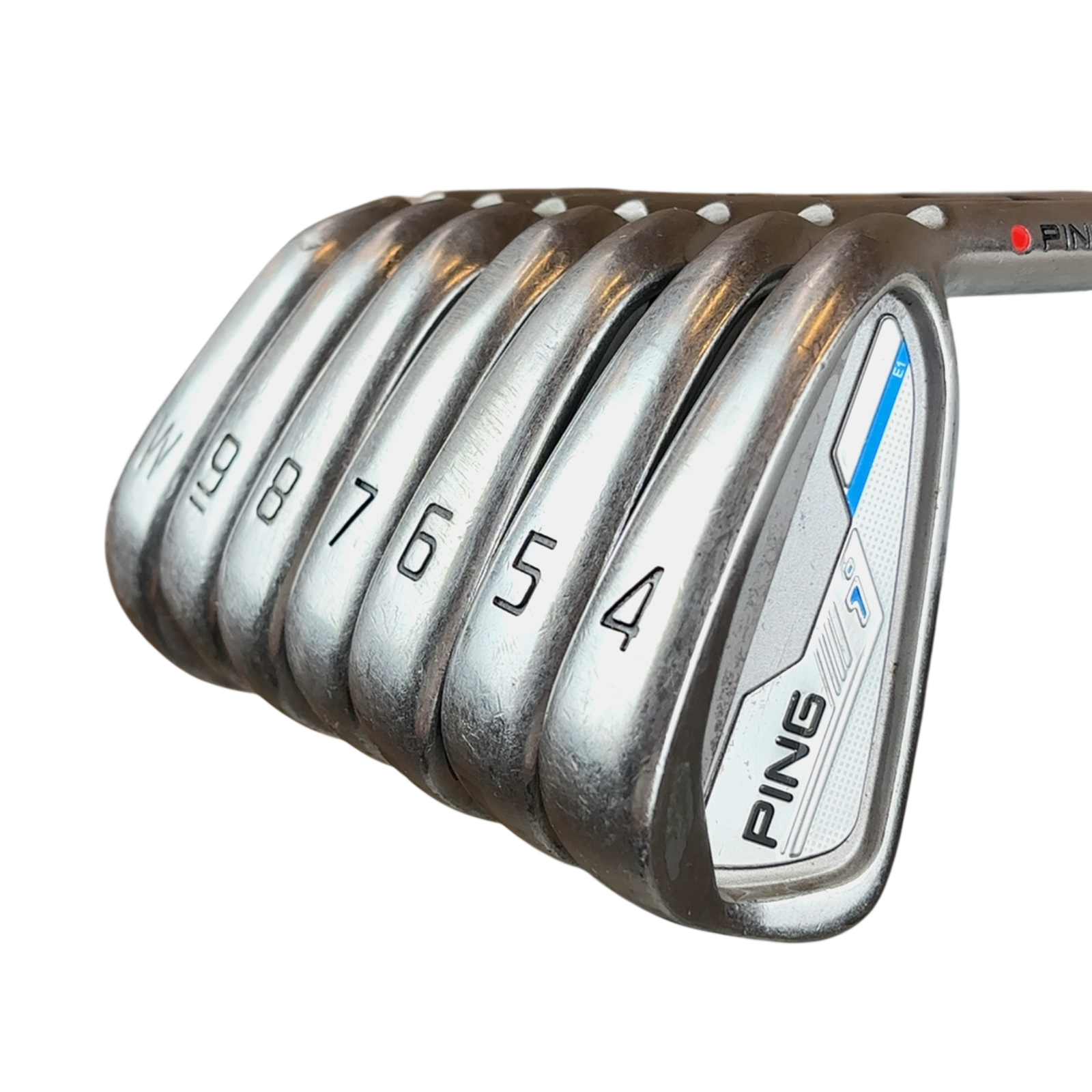 PING i Series E1 Jernsæt / 4-PW / Flex Stiff / Stål