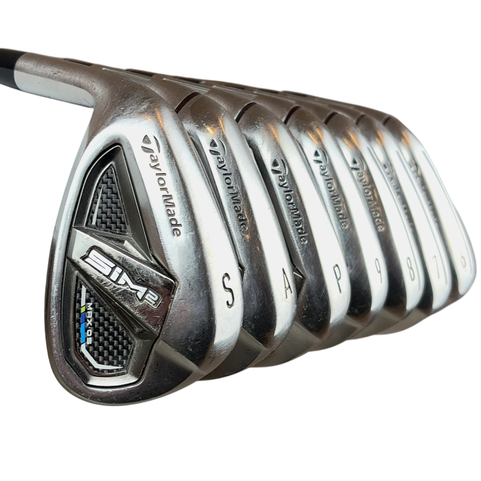 Venstre TaylorMade Sim 2 Max Jernsæt / 6-PW+GW+SW / Flex Regular / Stål