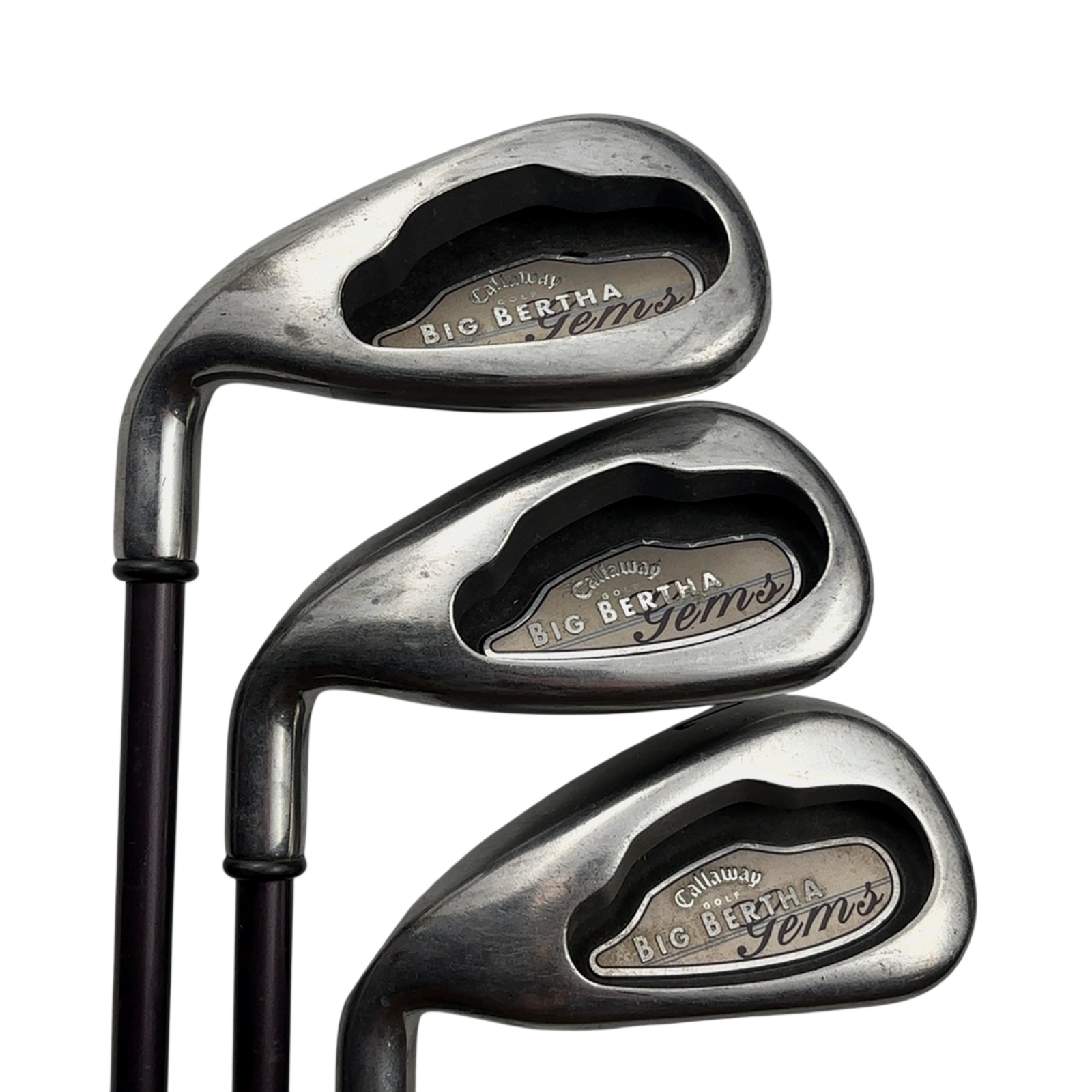 Venstre Callaway Big Bertha Gems Jernsæt / 7-PW+GW+SW / Flex Ladies / Grafit