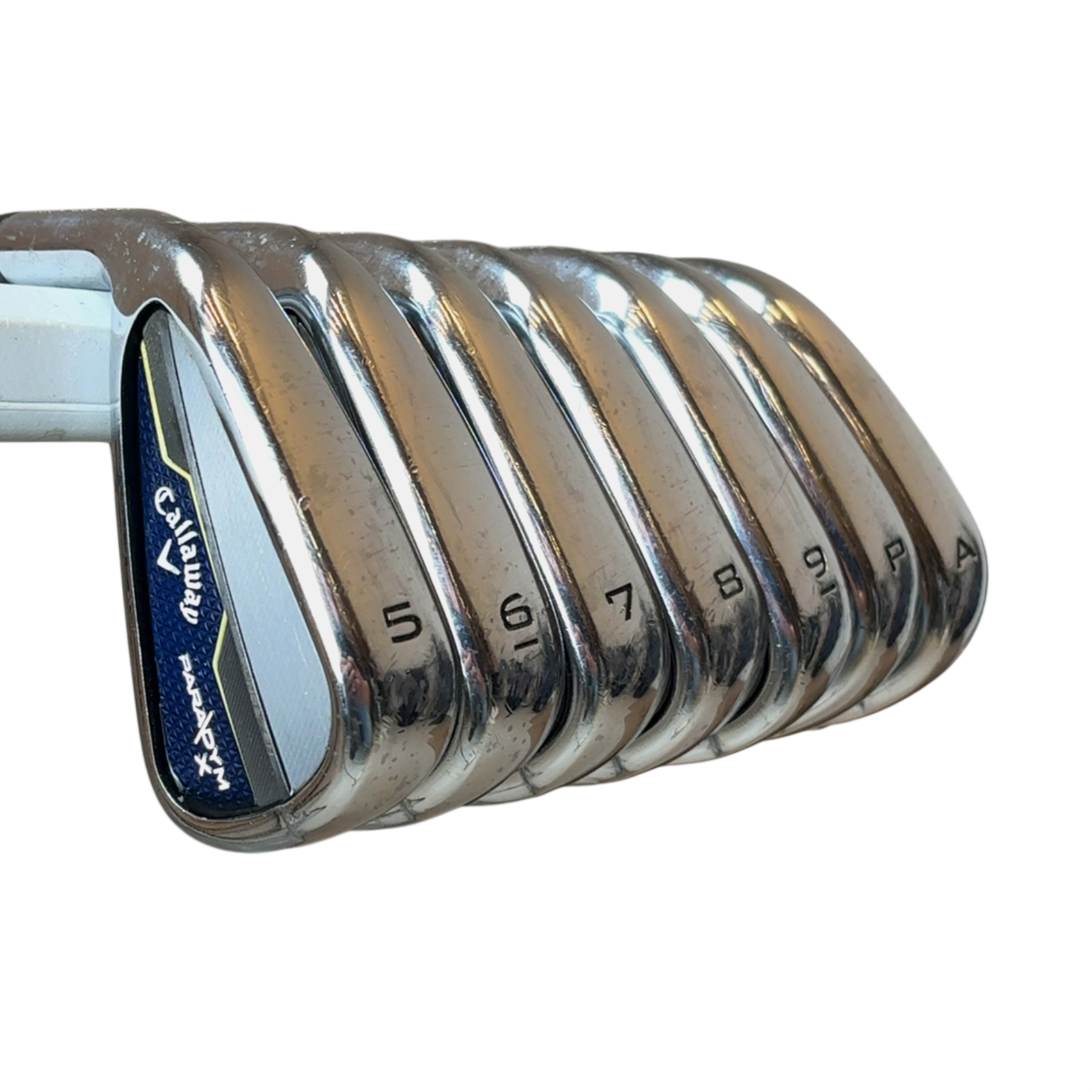 Venstre Callaway Paradym X Jernsæt / 5-PW+AW / Flex Regular / Grafit