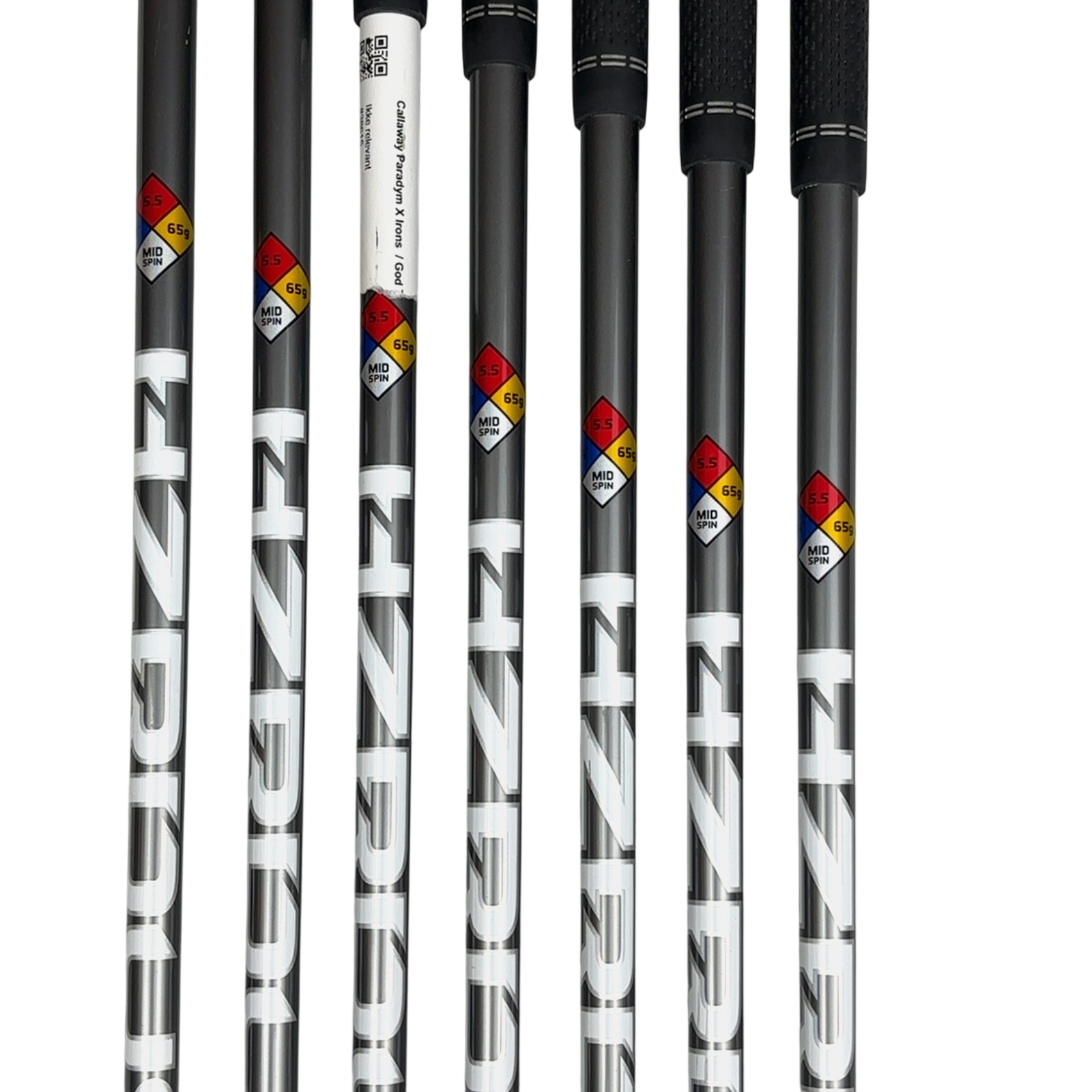 Venstre Callaway Paradym X Jernsæt / 5-PW+AW / Flex Regular / Grafit