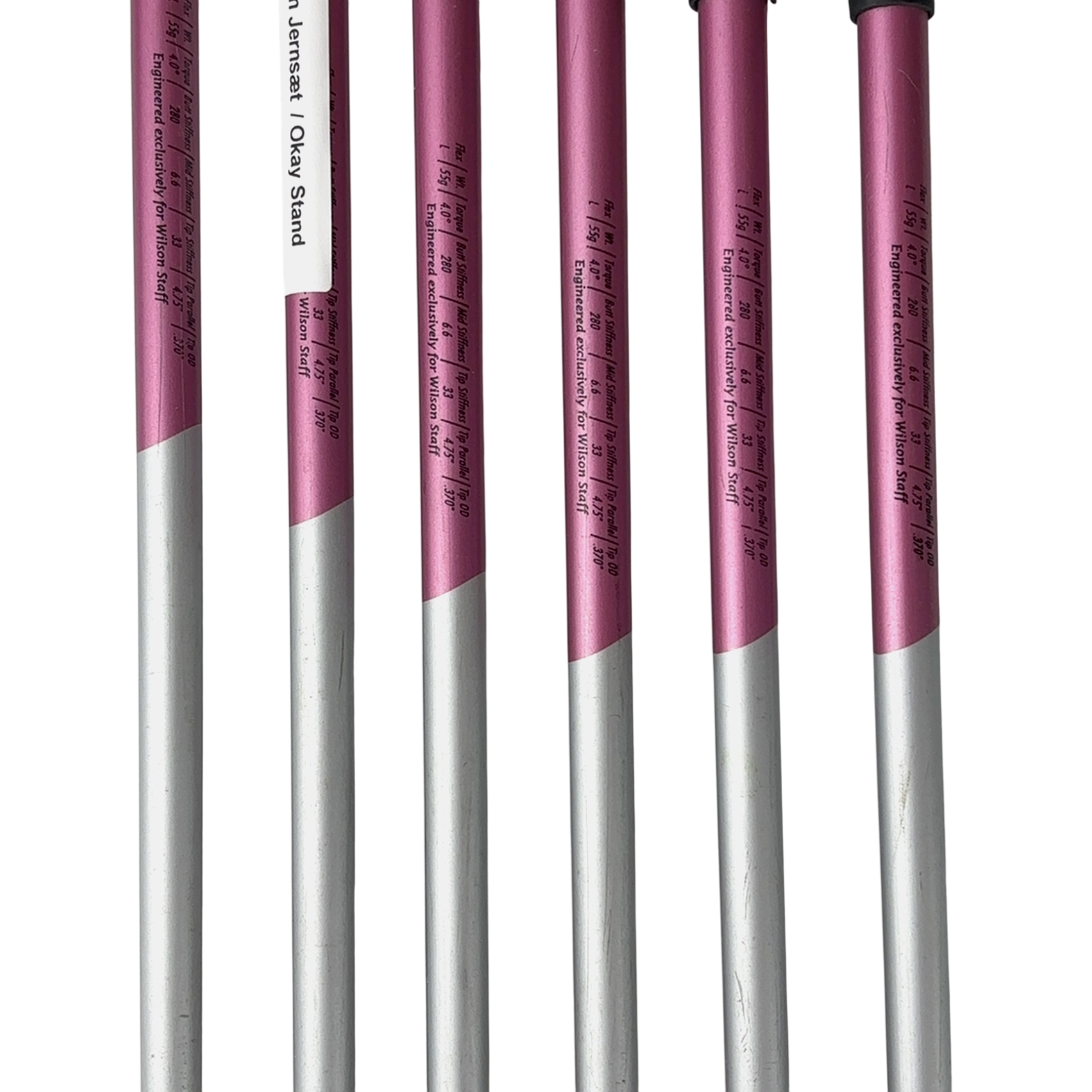 Wilson Luxe Jernsæt / 6-PW+SW / Flex Ladies / Grafit