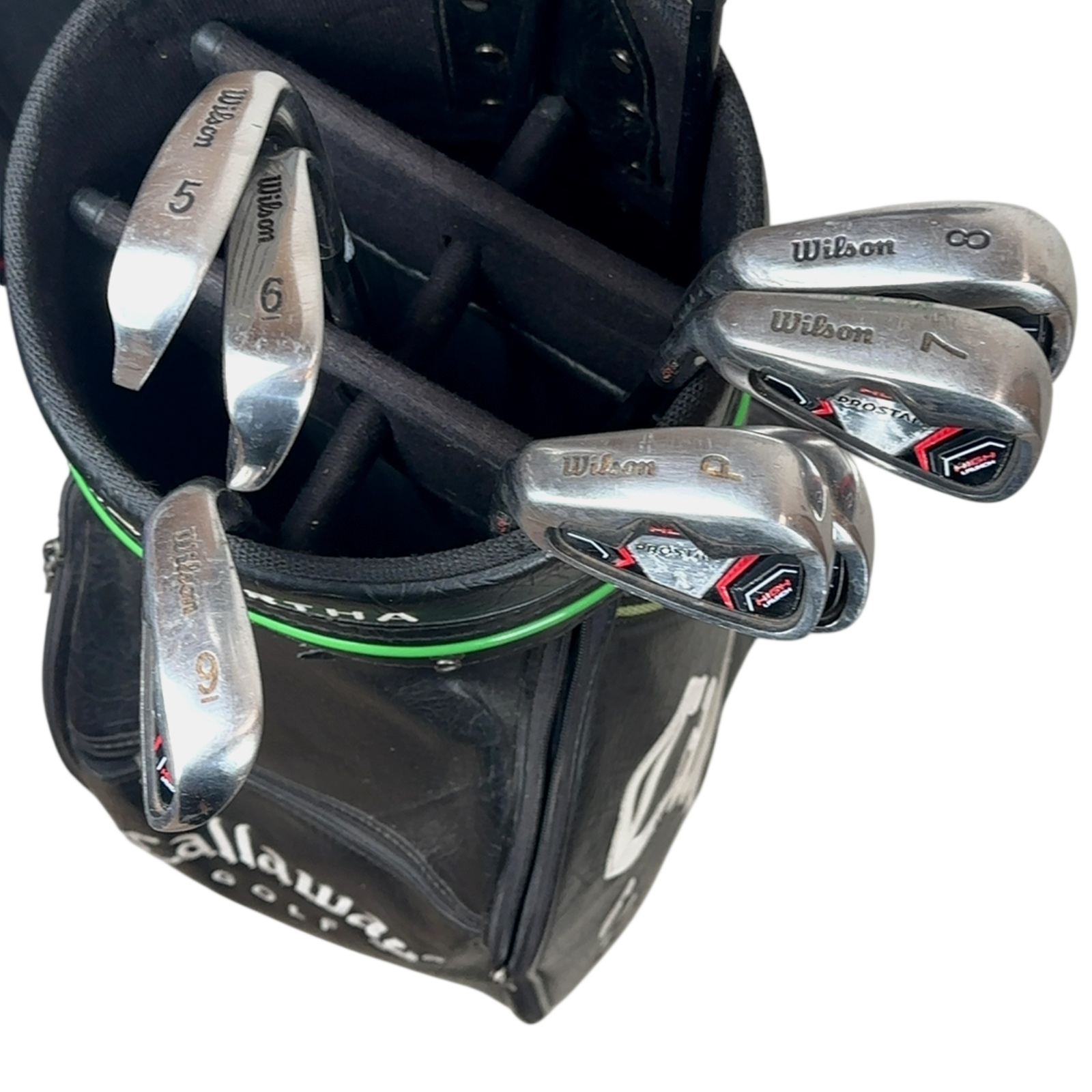 Venstre Wilson Prostaff HL Komplet Sæt Uden Bag / 5-PW+SW / Flex Regular / Grafit