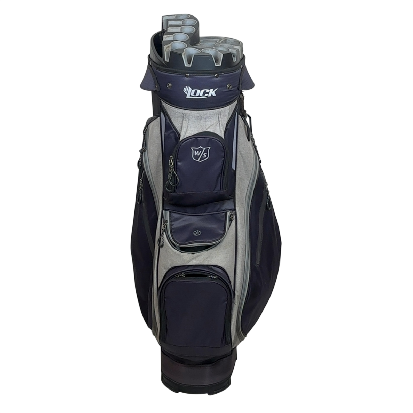 Wilson Staff Ilock Golf Bag / 14-Rum / Sort