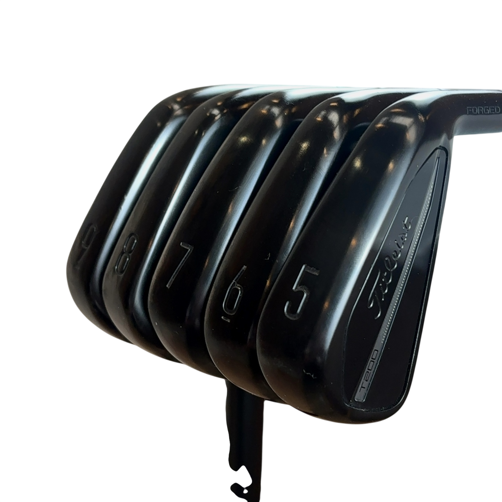 Titleist T200/T150 Black Limited Edition Jernsæt / 5-9i / Flex Stiff / Stål