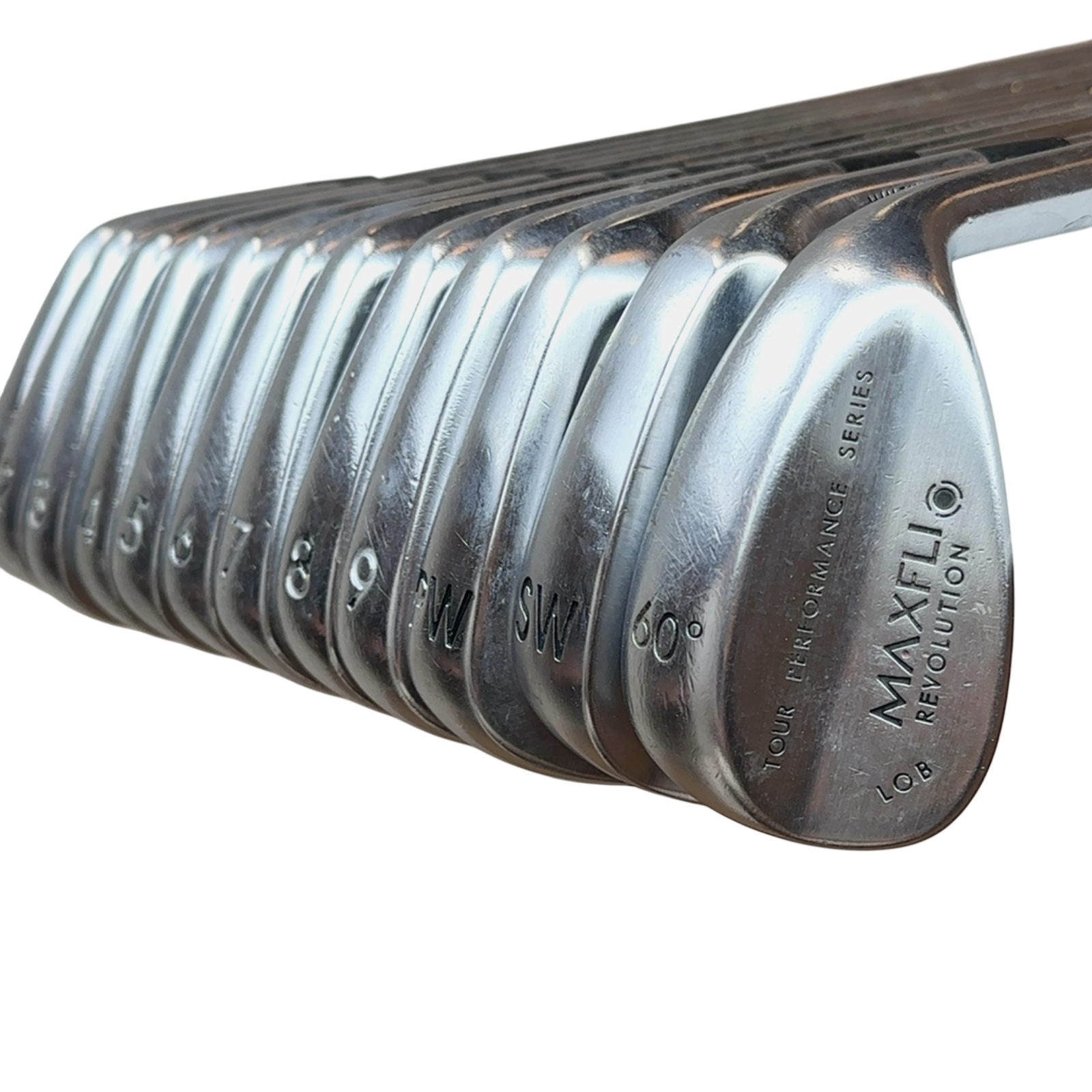 maxfli Maxfli Revolution Jernsæt / 1-9i+PW+SW+LW / Flex Stiff / Stål