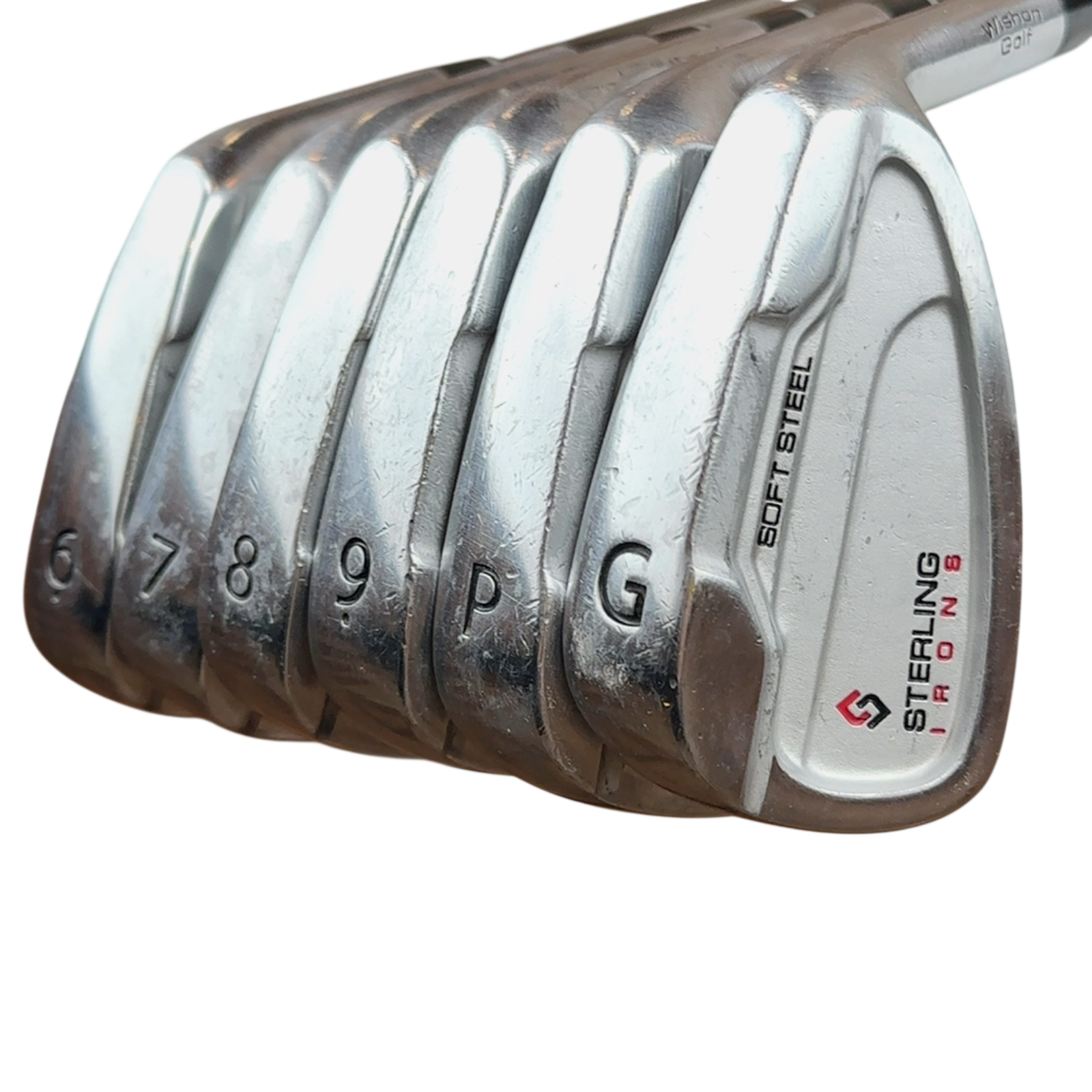 Wishon Golf Sterling Jernsæt / 6-PW+GW / Flex Regular / Grafit