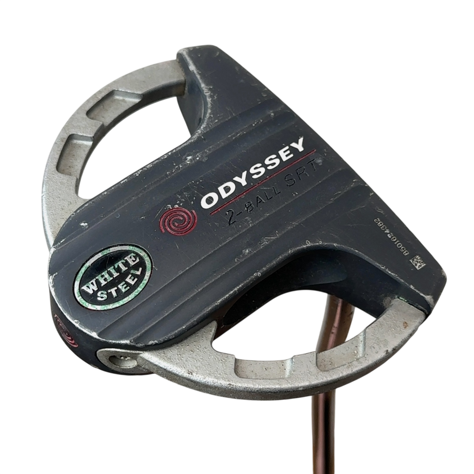 Odyssey 2-ball White Steel Putter / 34"