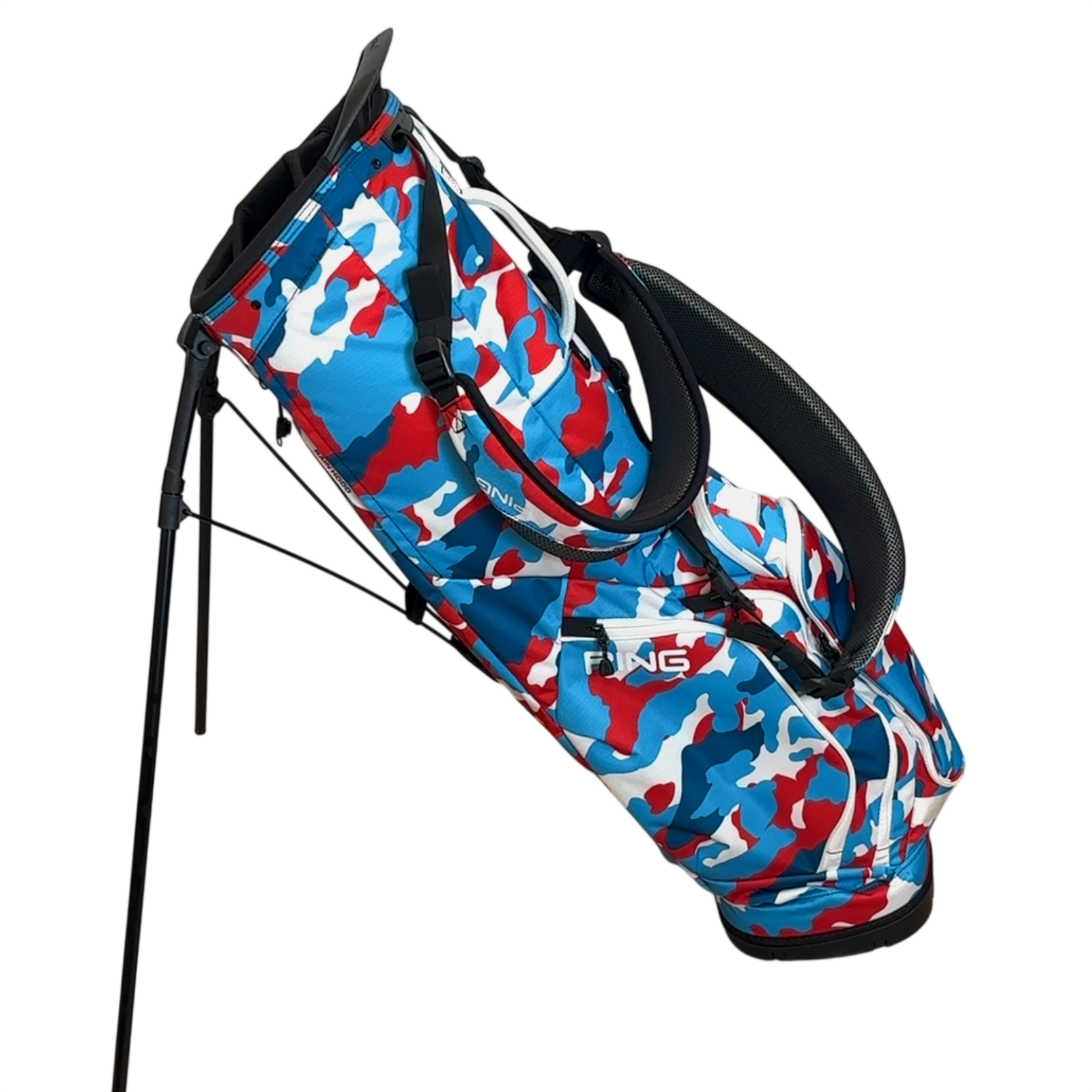 PING Hoofer Lite Limited Edition Golf Bag / 4-Rum / Blå