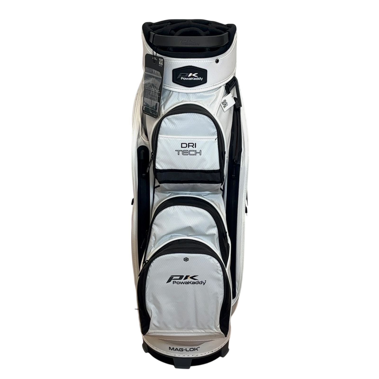 Powakaddy Dri Tech Golf Bag / 14-Rum / Hvid