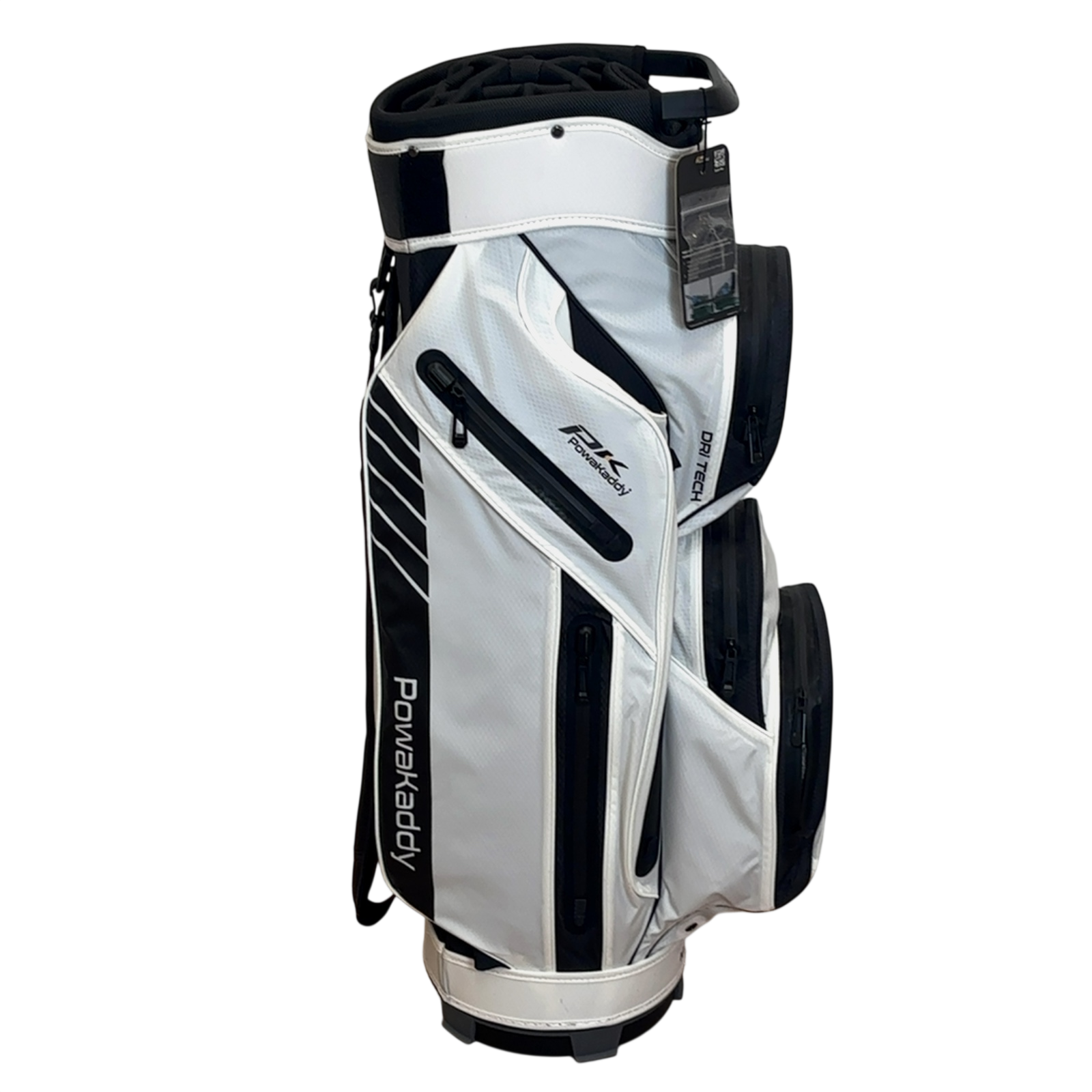 Powakaddy Dri Tech Golf Bag / 14-Rum / Hvid