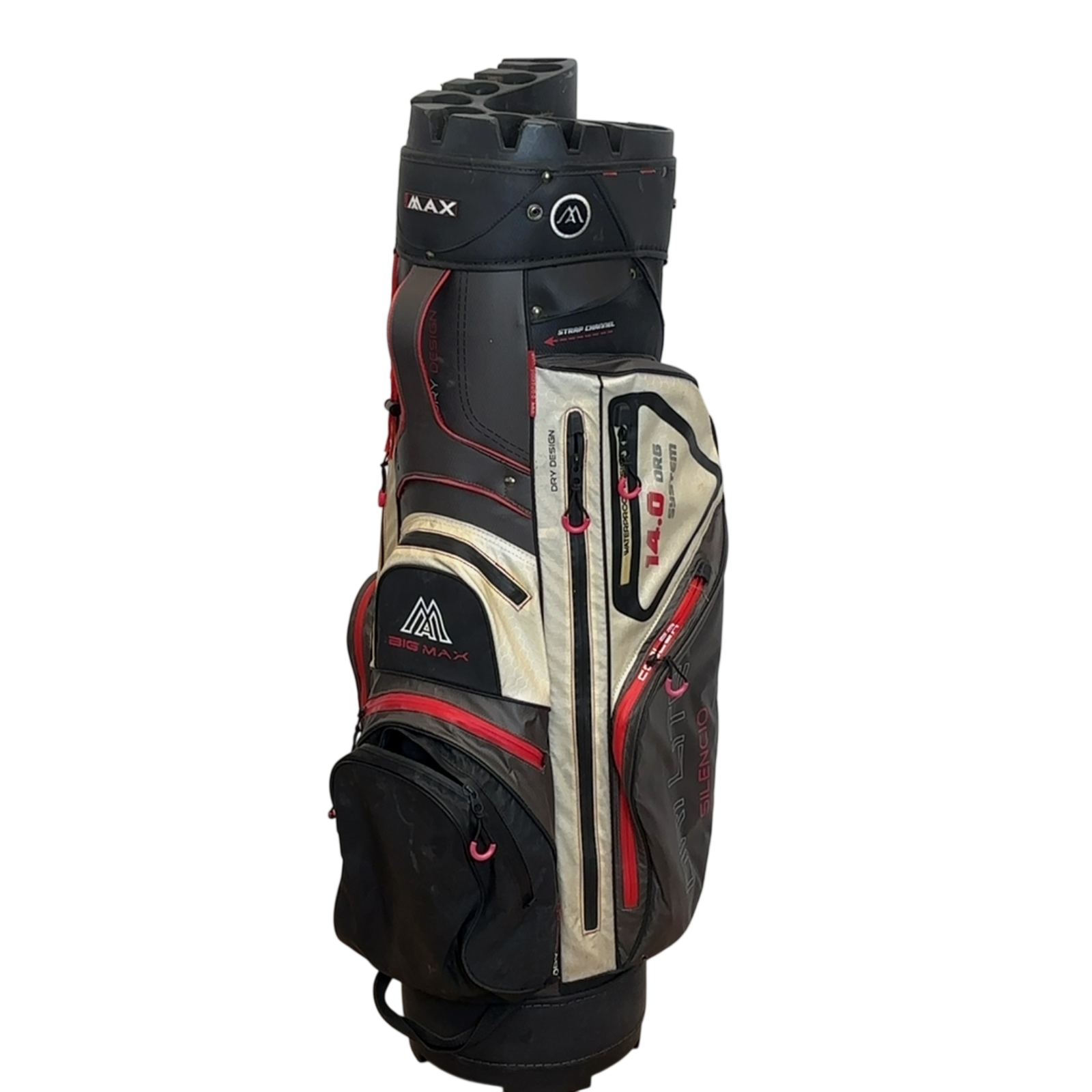 Big Max Dri Lite Silencio Golf Bag / 14-Rum / Sort
