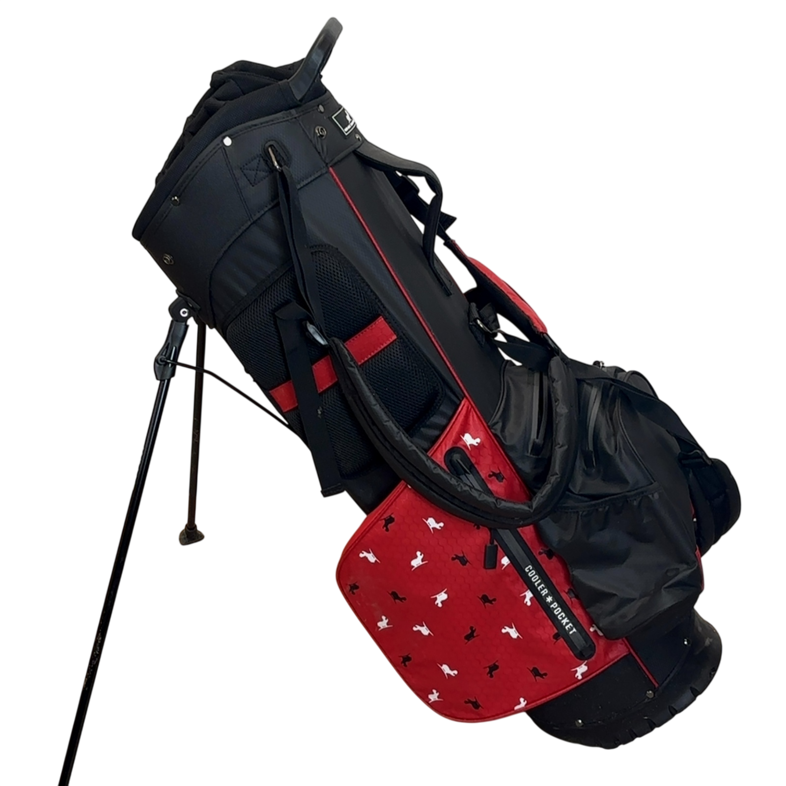 WhatBunkers Giza Golf Bag / 14-Rum / Rød