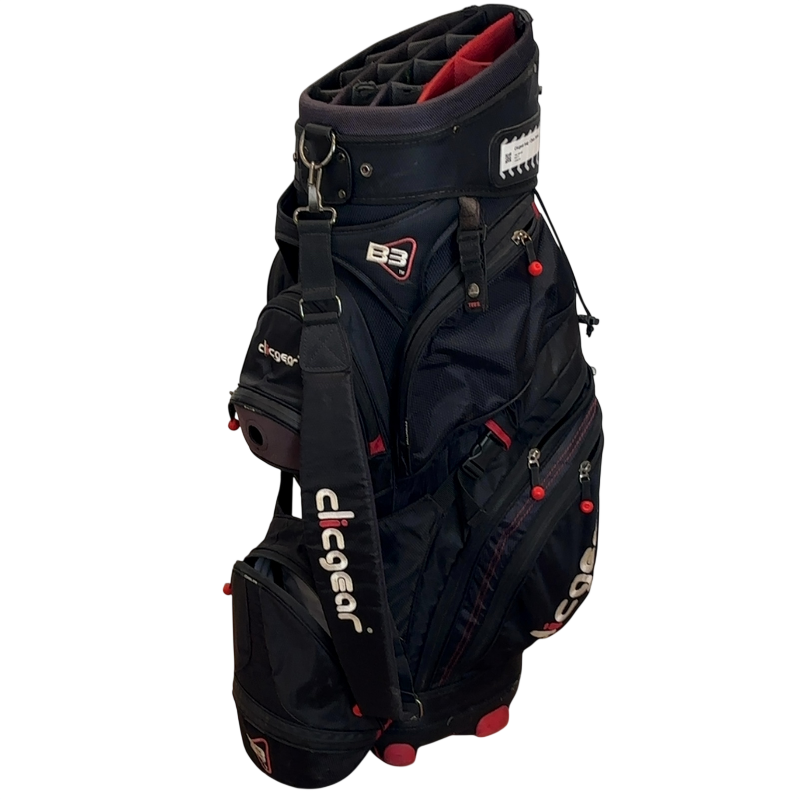 Clicgear Golfbag / 14-Way / Schwarz