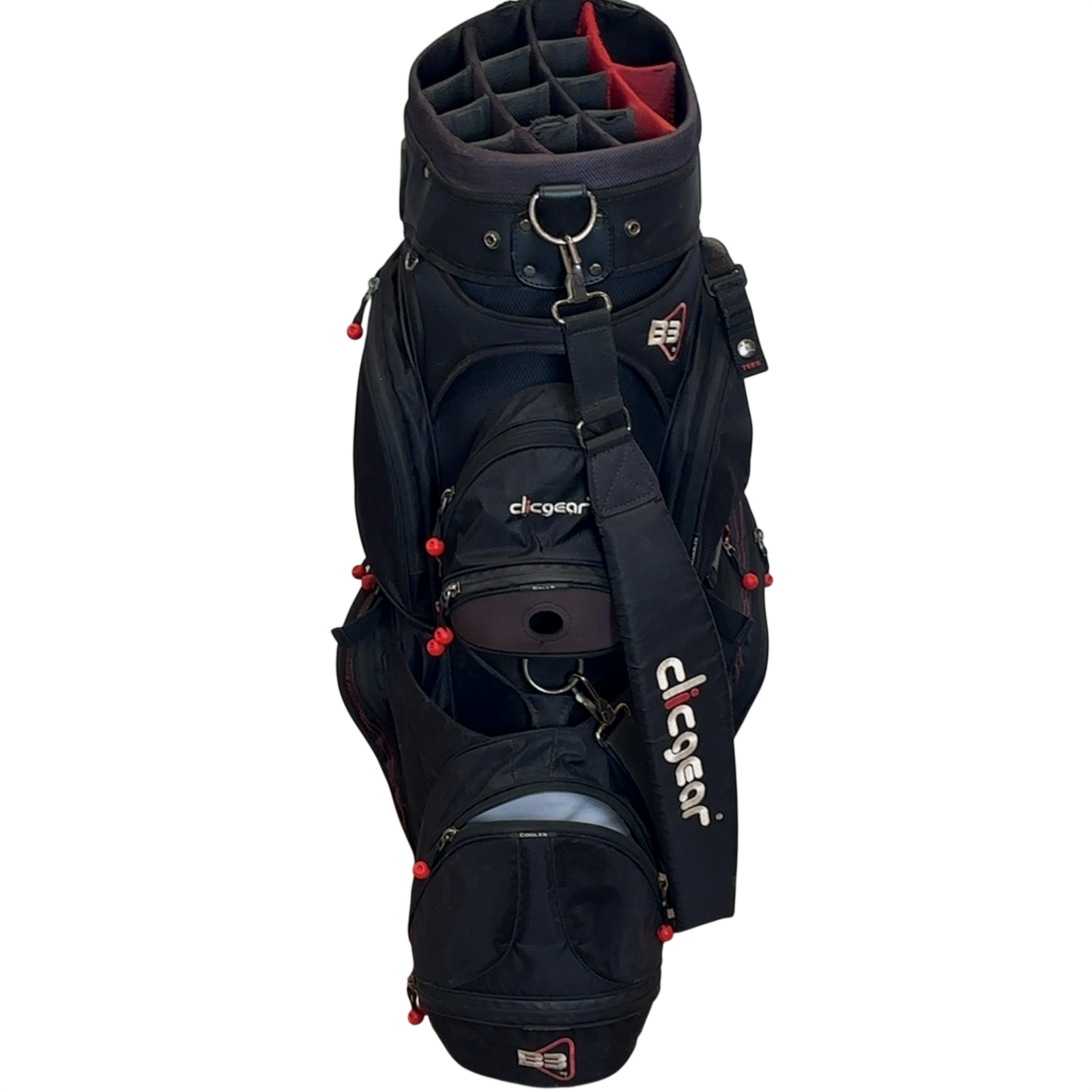 Clicgear Golfbag / 14-Way / Schwarz