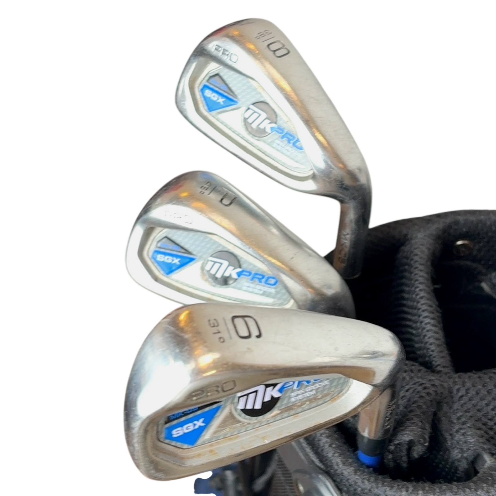 MK Golf SGX Komplet Sæt Med Bag / 6i+8i+Pw / Flex Junior / Grafit