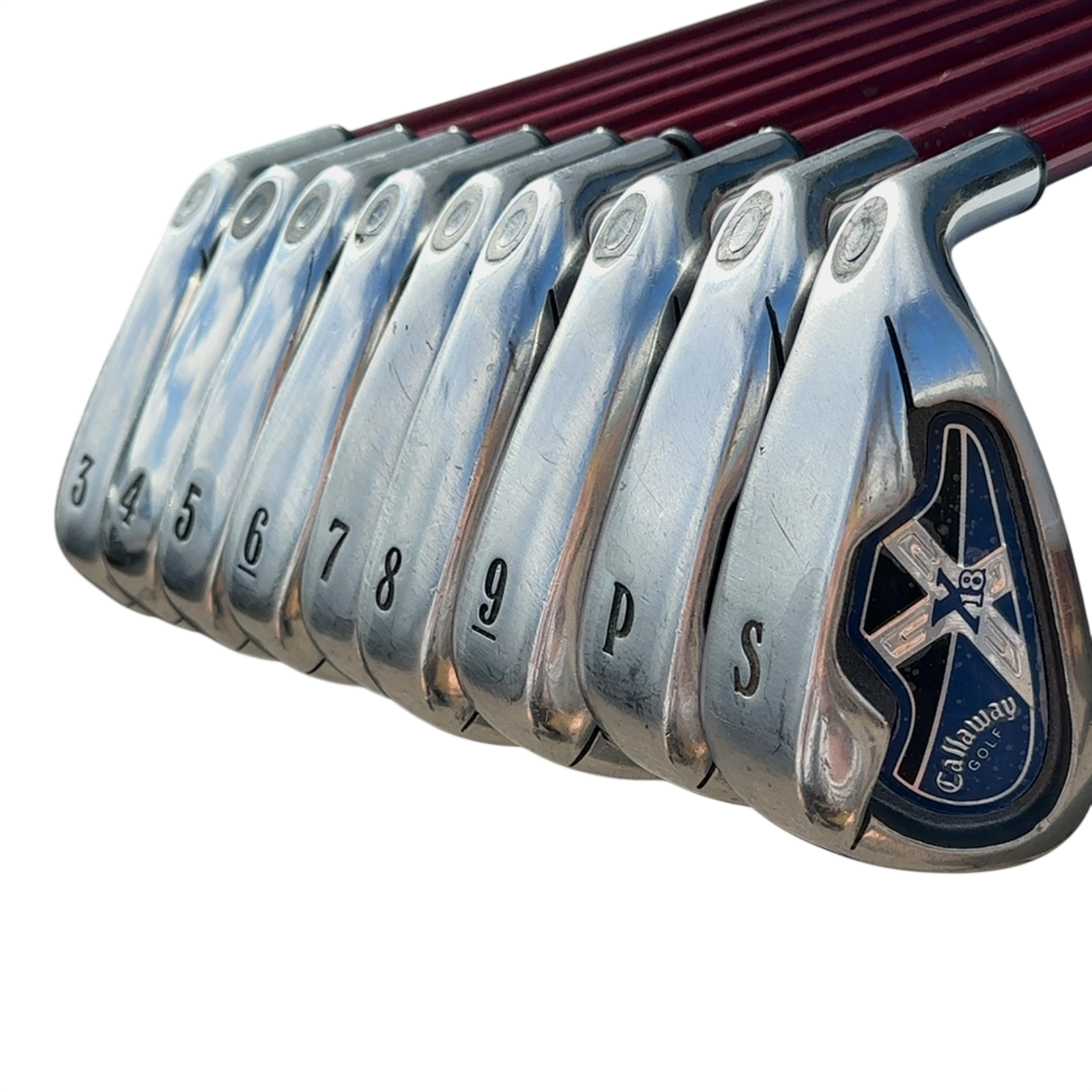 Callaway X-18 Jernsæt / 3-PW+SW / Flex Ladies / Grafit