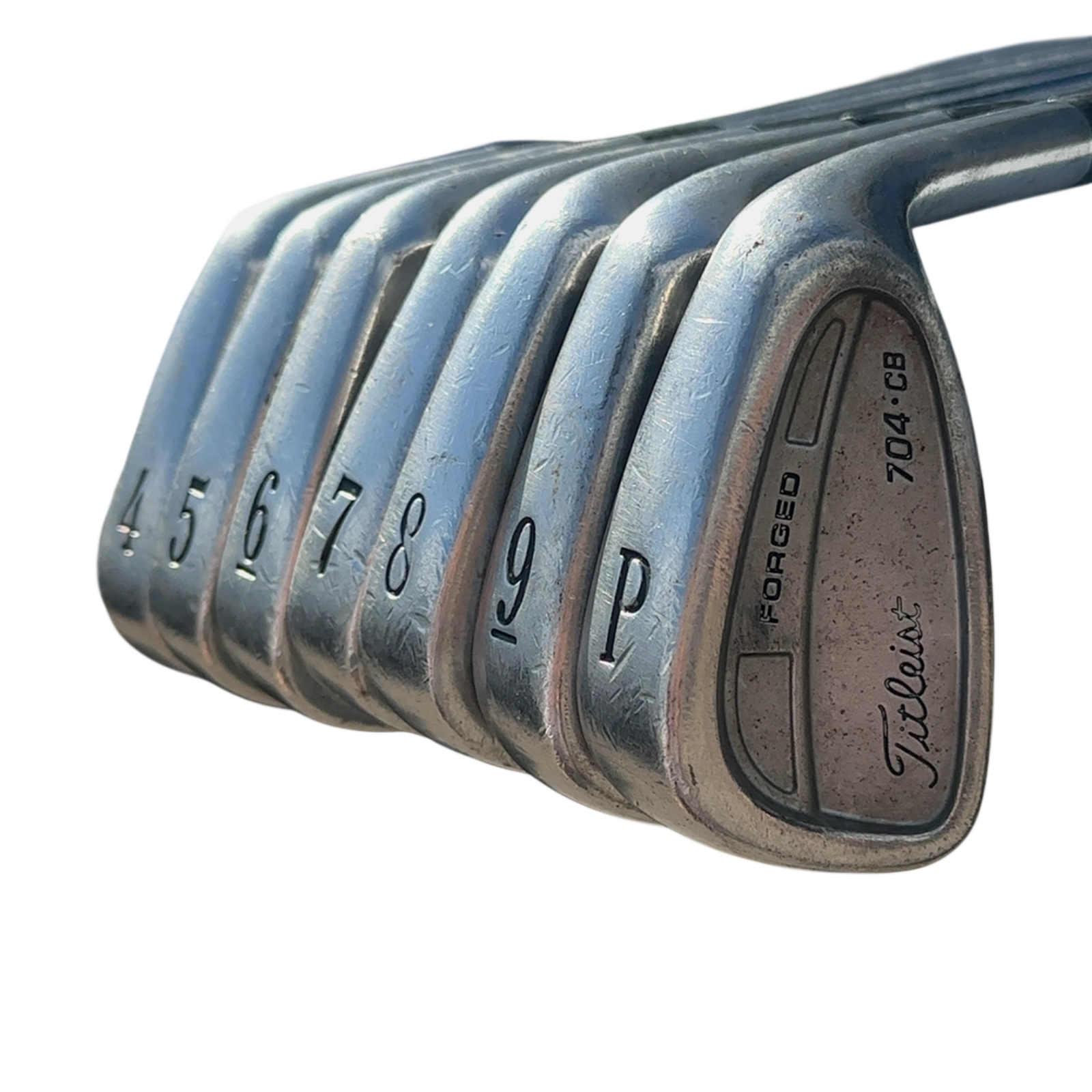 Titleist 704 CB Forged IJzerset / 4-PW / Flex Stiff / Staal
