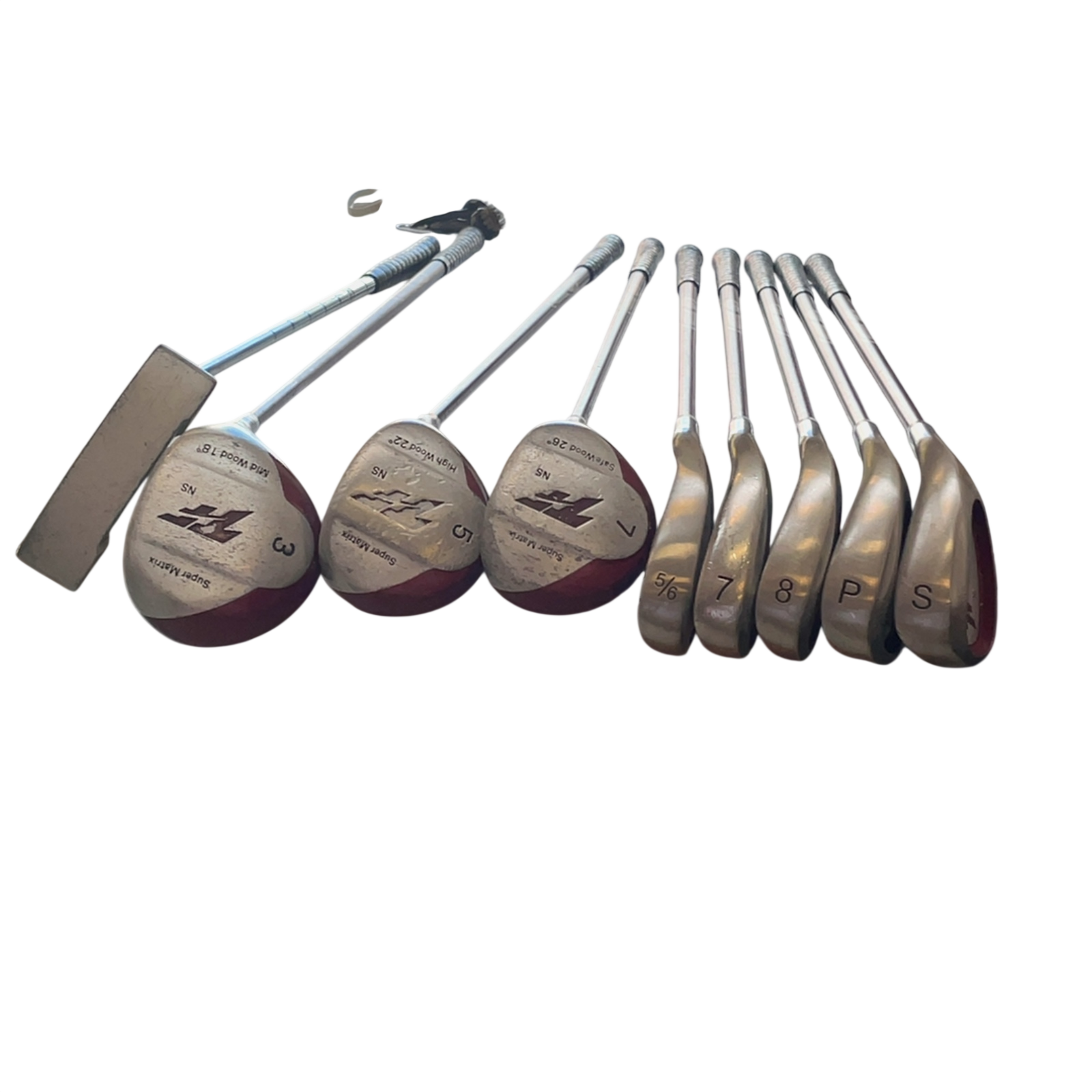 Super Matrix TF Komplet Sæt Uden Bag / 5-PW / Flex Ladies / Grafit