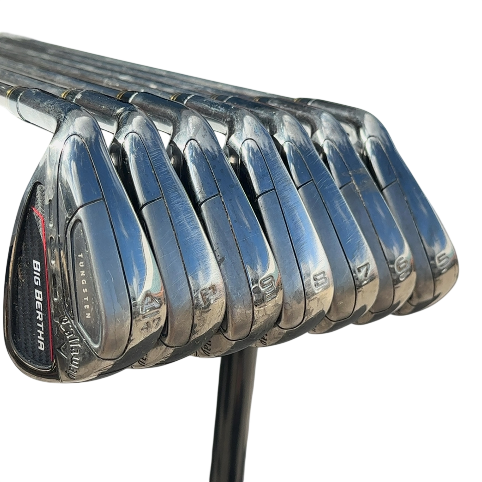 Venstre Callaway Big Bertha 2023 Jernsæt / 5-PW+AW / Flex Regular / Grafit