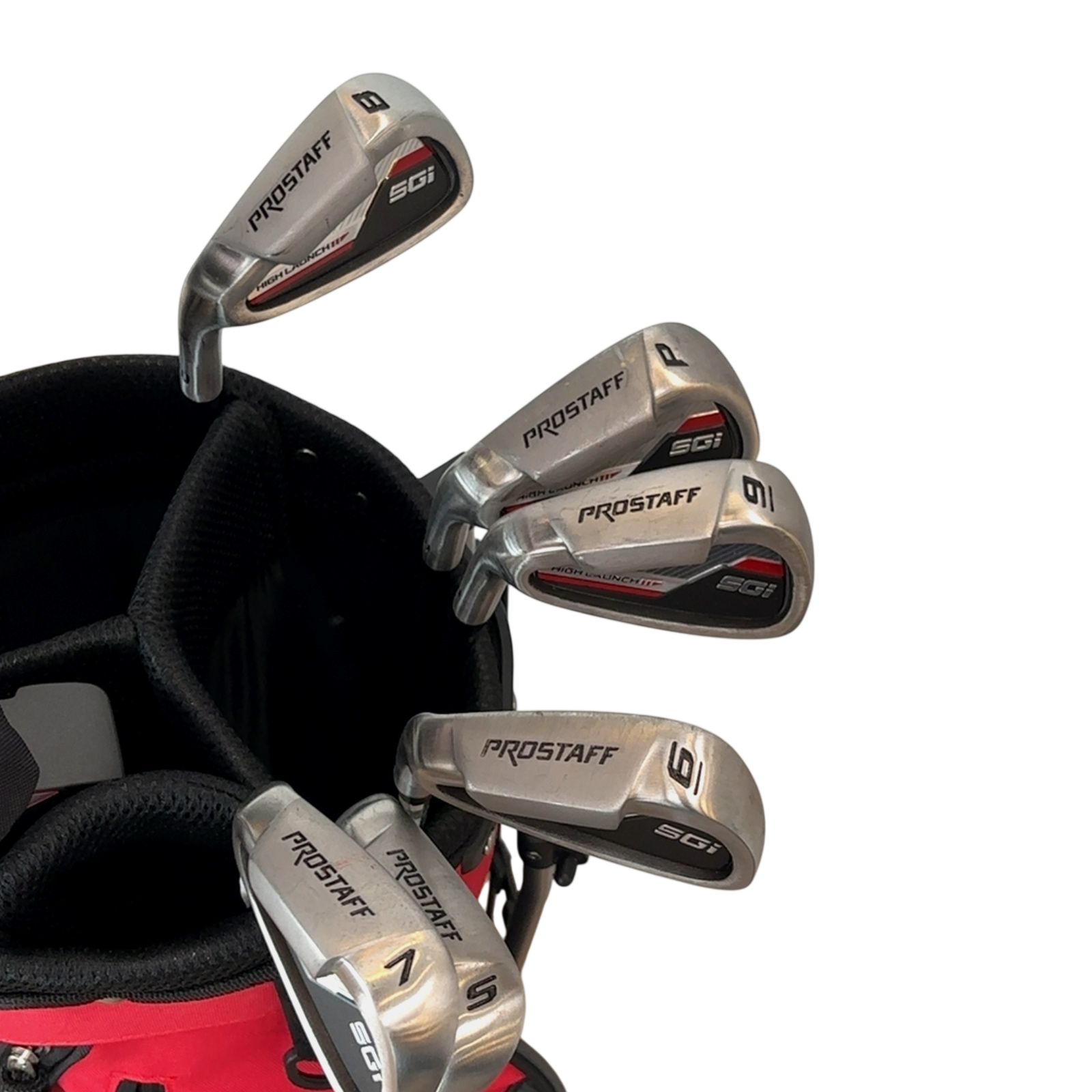 Venstre Wilson Prostaff SGI Komplet Sæt Med Bag / 6-PW+SW / Flex Regular / Stål