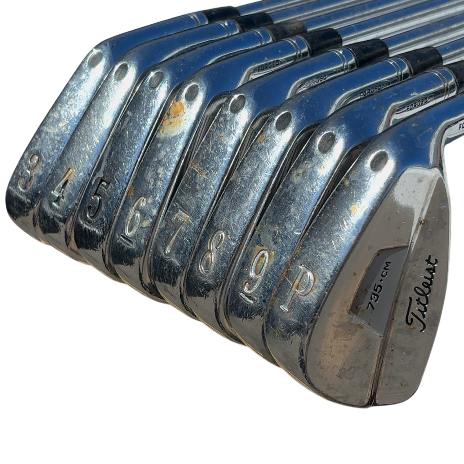 Titleist 735 CM Jernsæt / 3-PW / Flex Stiff / Stål