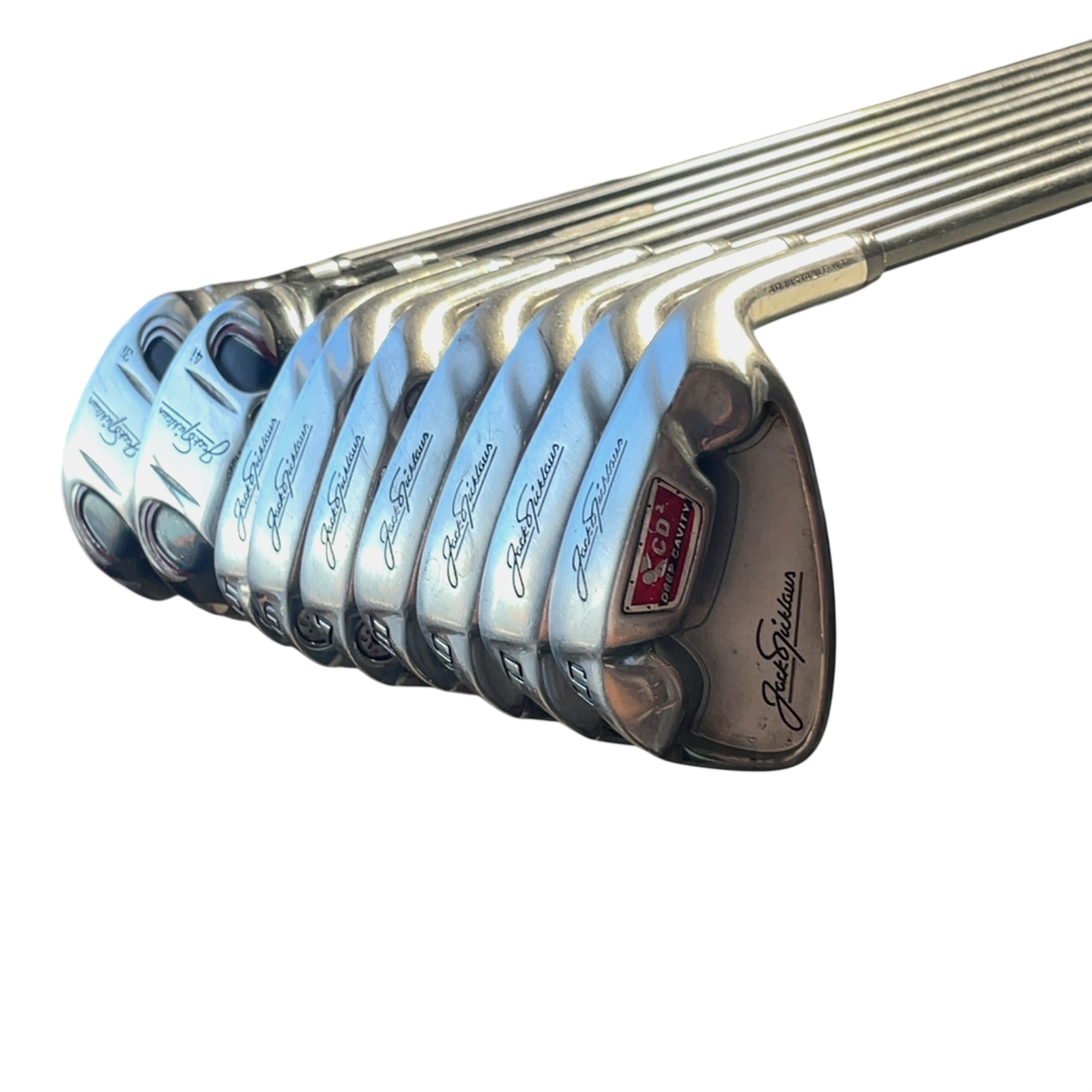 Jack Nicklaus Deep Cavity Jernsæt / 3-PW+SW / Flex Stiff / Grafit