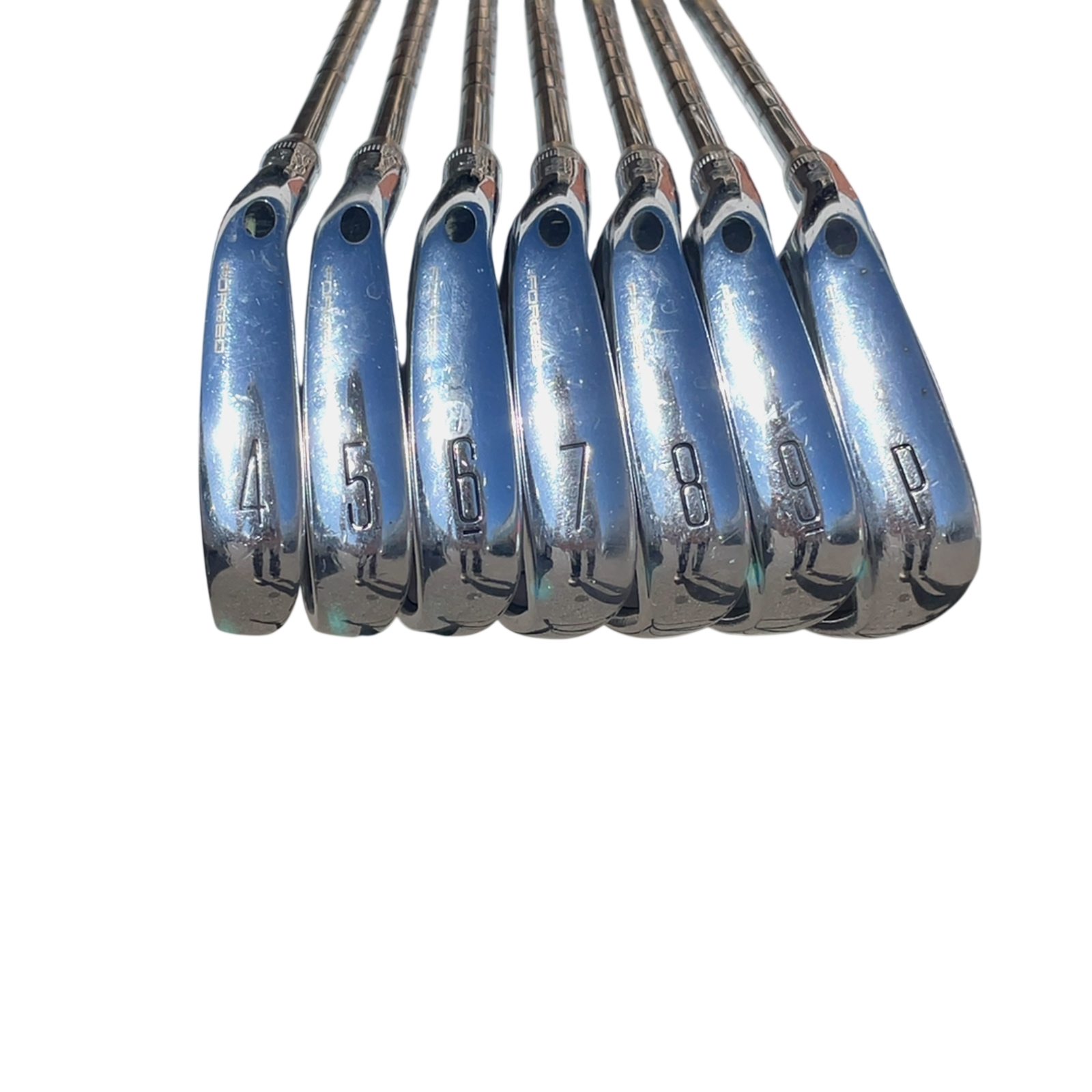 Venstre Wilson Staff Staff Model Forged Jernsæt / 4-PW / Flex X-Stiff / Stål