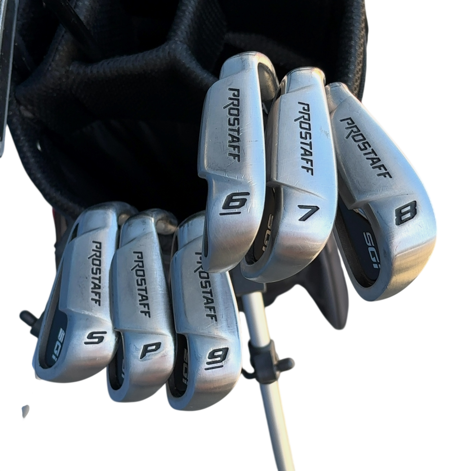 Venstre Wilson Prostaff Komplet Sæt Med Bag / 6-PW+SW / Flex A-flex / Grafit
