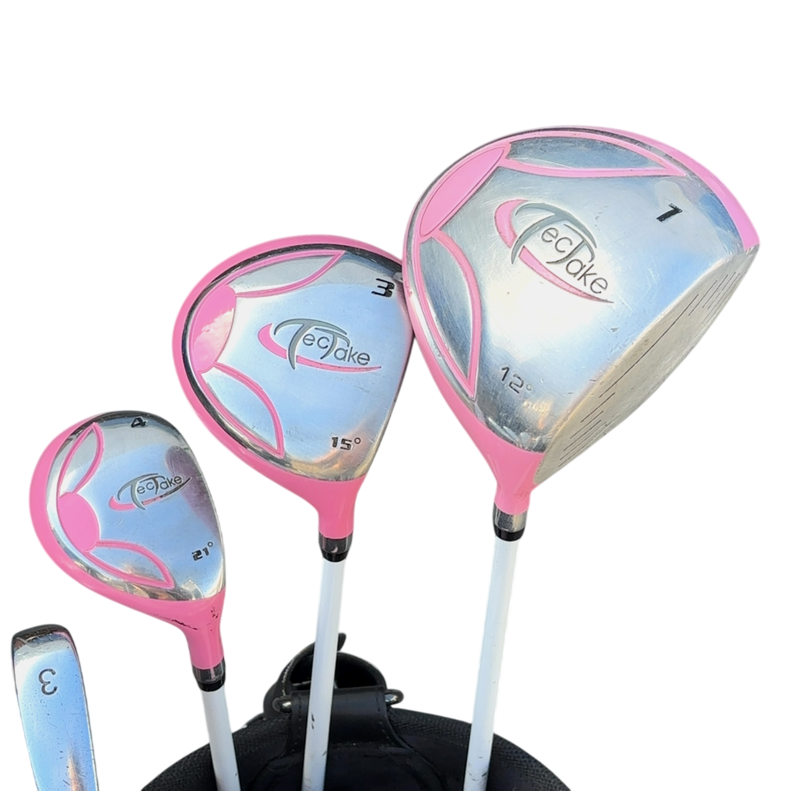 TecTake Stainless Komplet Sæt Uden Bag / 3-PW+SW / Flex Ladies / Grafit