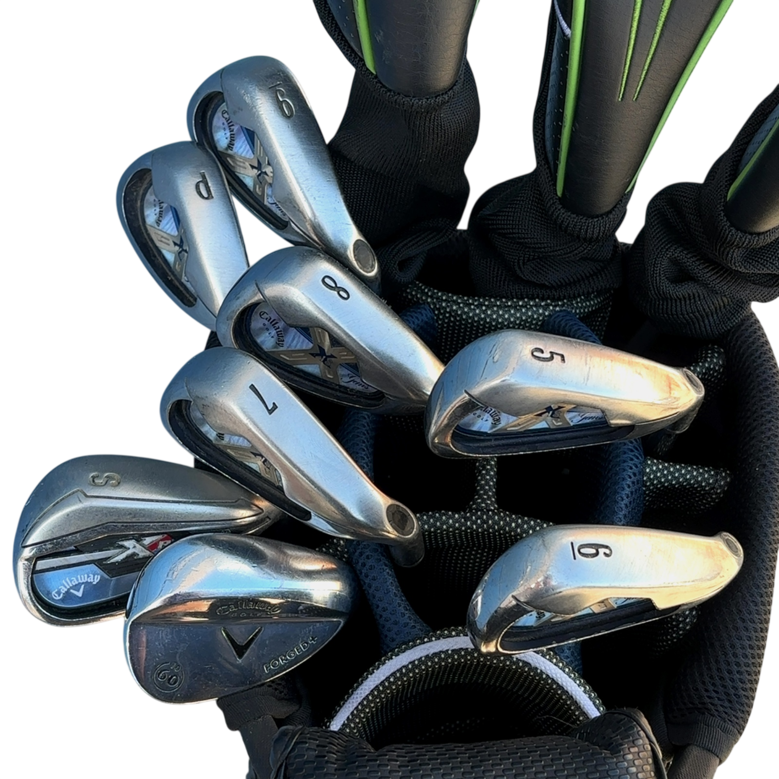 Callaway X-18 Komplet Sæt Med Bag / 5-PW+SW / Flex Ladies / Grafit