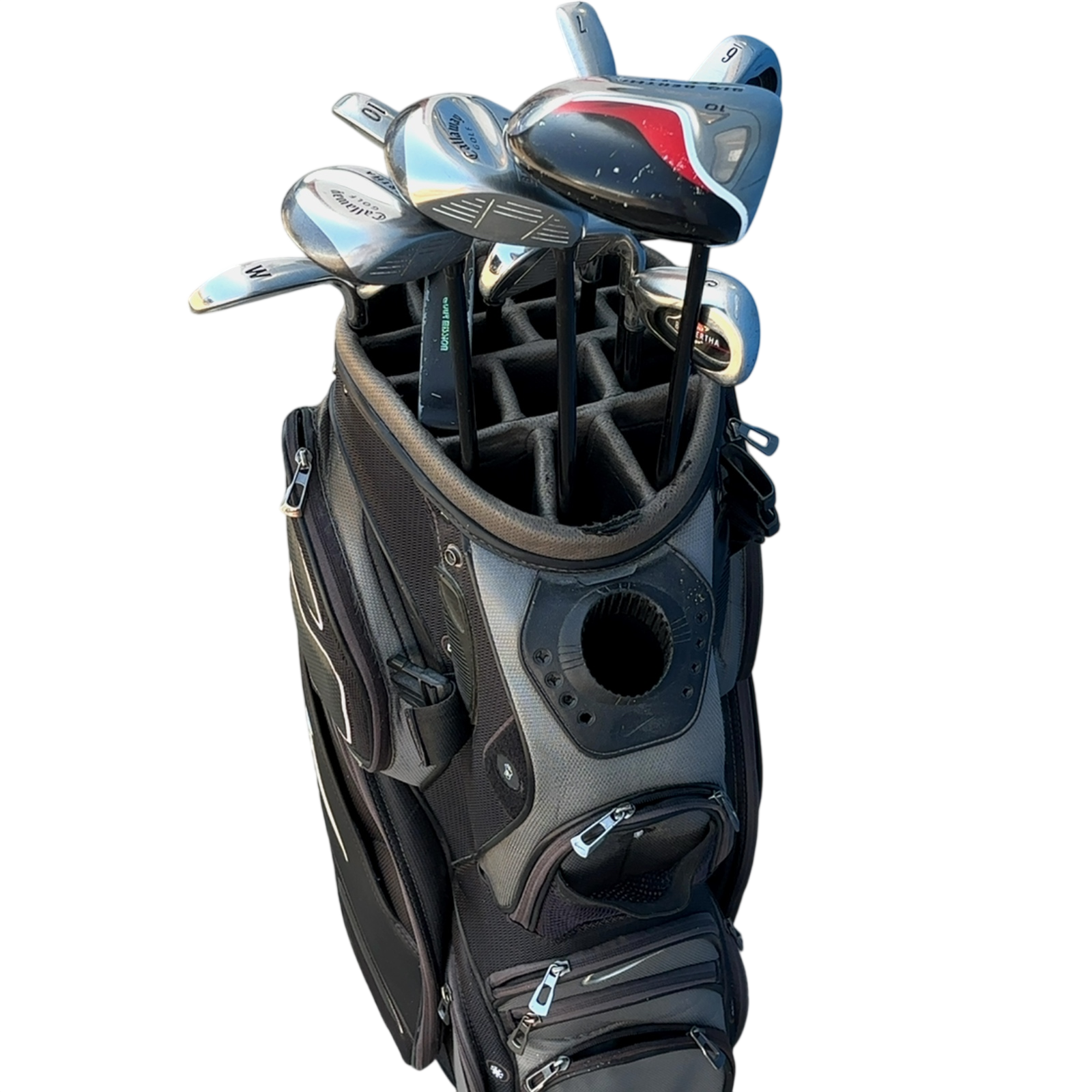 Venstre Callaway Big Bertha 2008 Komplet Sæt Med Bag / 4-PW+SW+LW / Flex Regular / Grafit