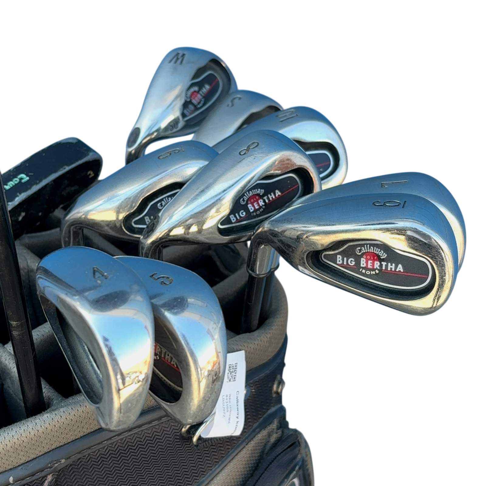 Venstre Callaway Big Bertha 2008 Komplet Sæt Med Bag / 4-PW+SW+LW / Flex Regular / Grafit
