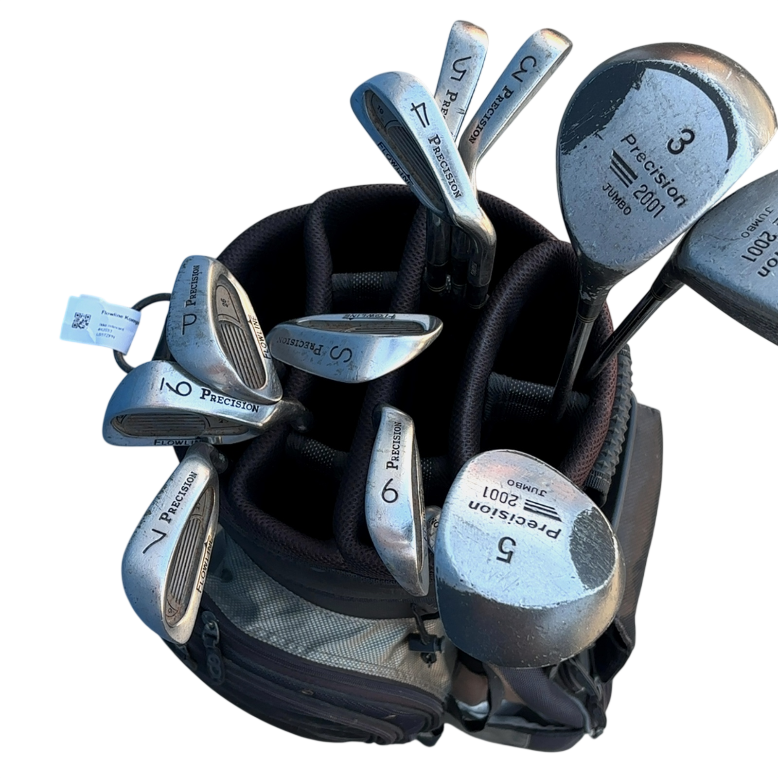 Flowline Precision Komplet Sæt Med Bag / 3-PW+SW / Flex Regular / Stål