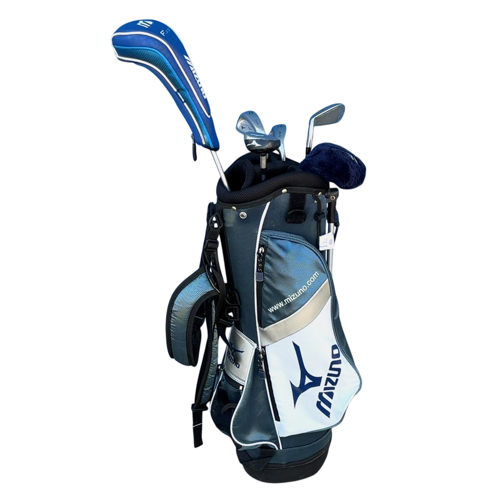 Mizuno Stainless Komplet Sæt Med Bag / 6-PW / Flex Junior / Grafit