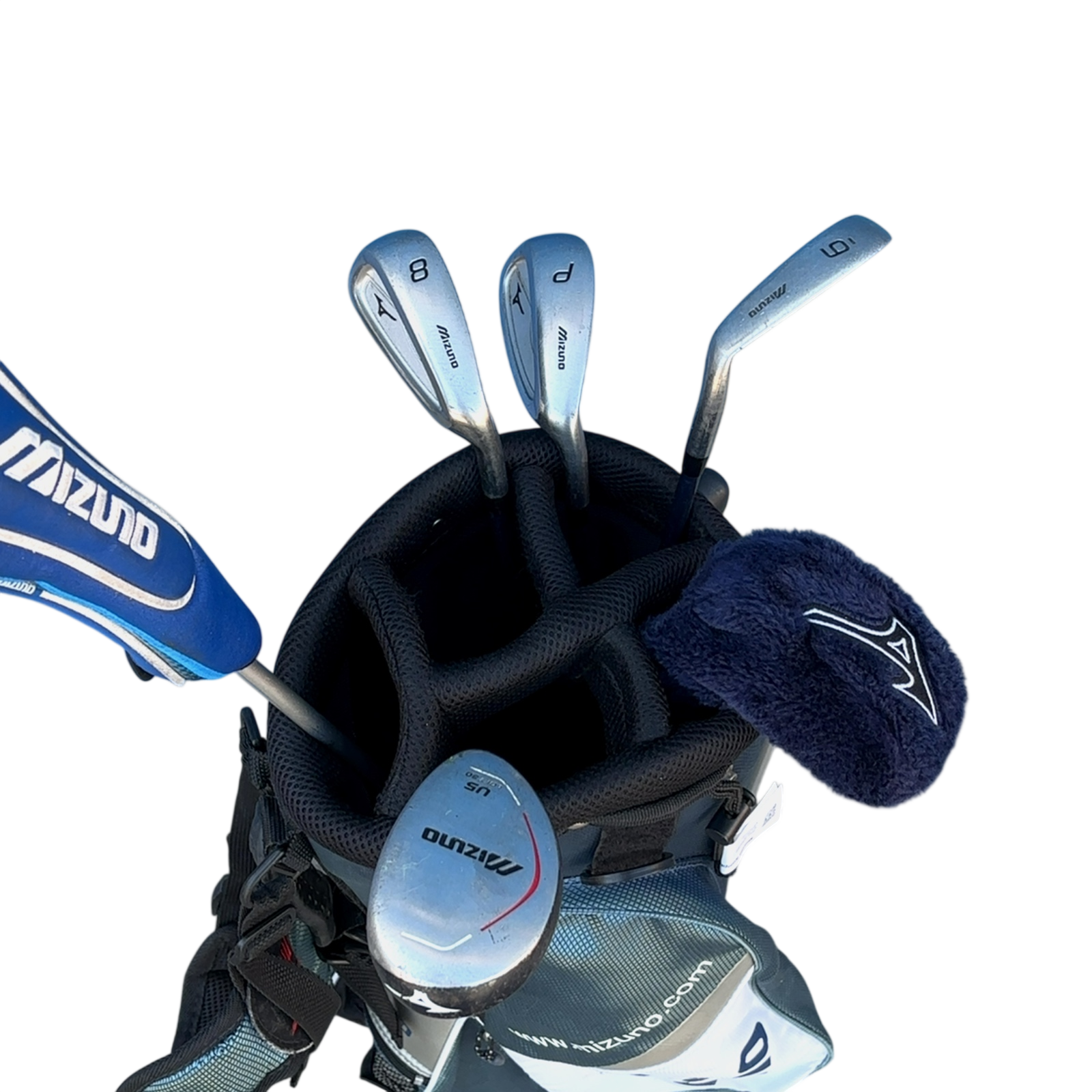 Mizuno Stainless Komplet Sæt Med Bag / 6-PW / Flex Junior / Grafit