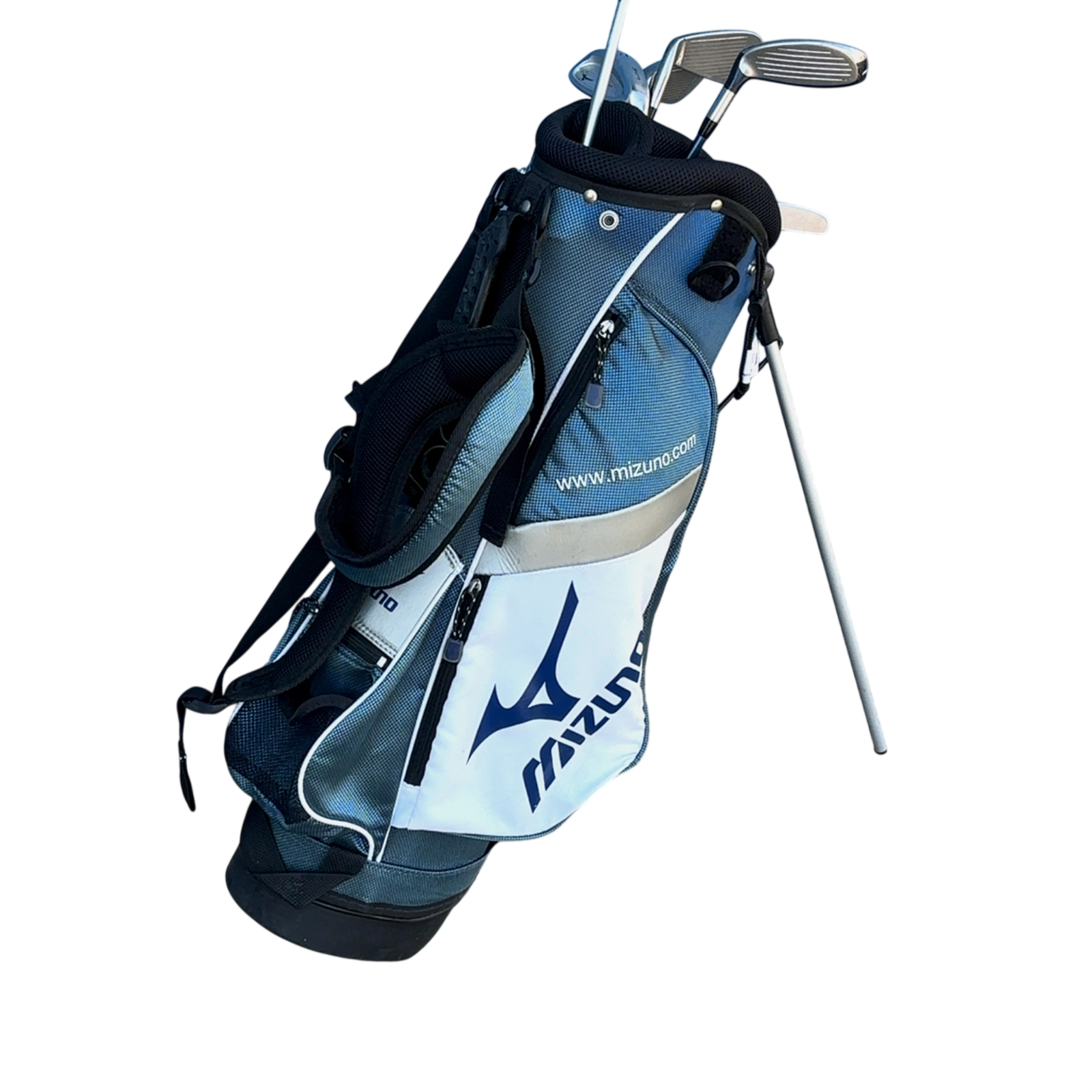 Mizuno Stainless Komplet Sæt Med Bag / 6-PW / Flex Junior / Grafit
