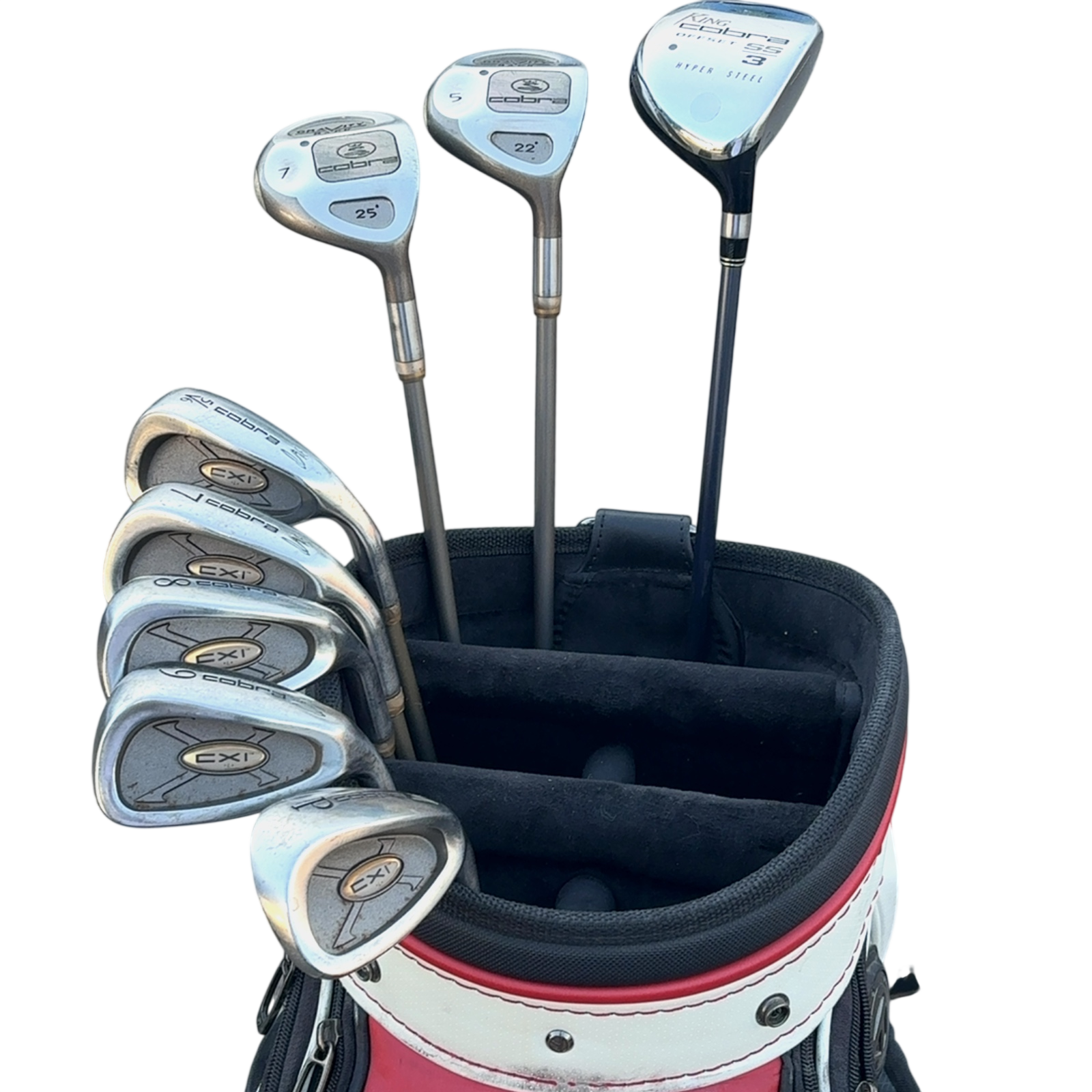 Cobra CXi Komplet Sæt Uden Bag / 5-PW+SW / Flex Ladies / Grafit