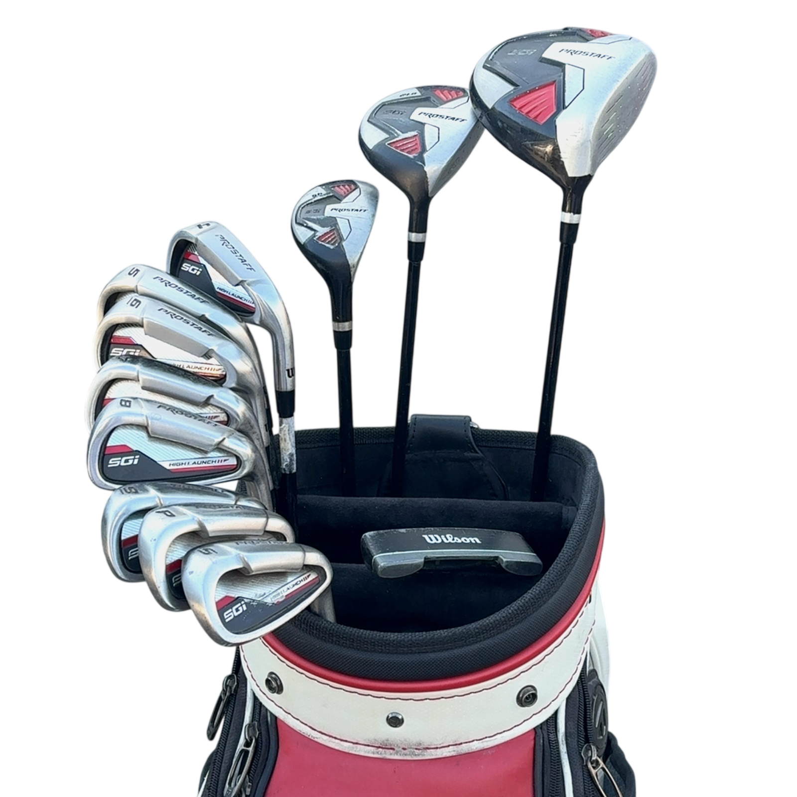 Prostaff SGI Komplet Sæt Uden Bag / 4-PW+SW / Flex A-flex / Grafit