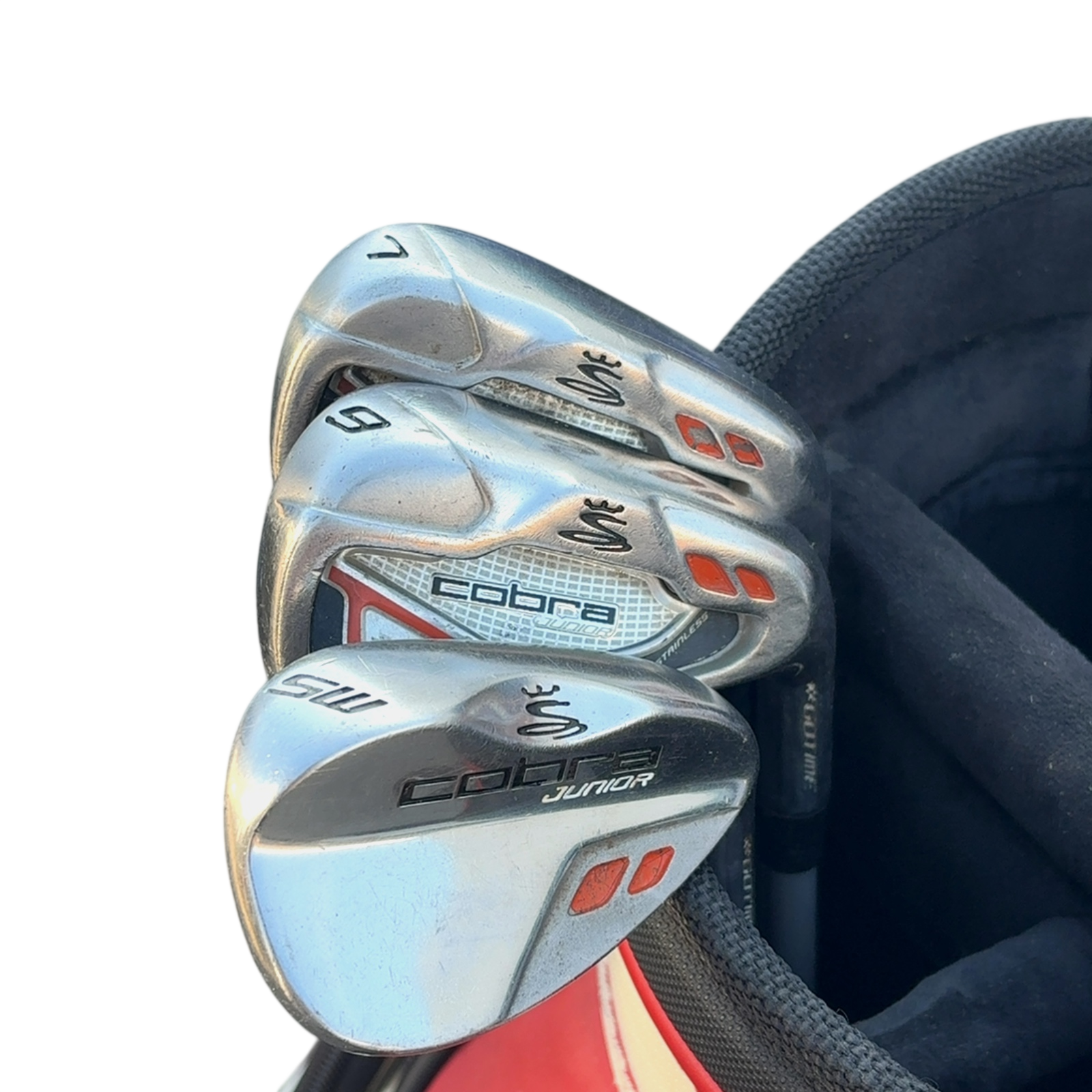 Cobra Stainless Komplet Sæt Uden Bag / 9-SW / Flex Junior / Grafit