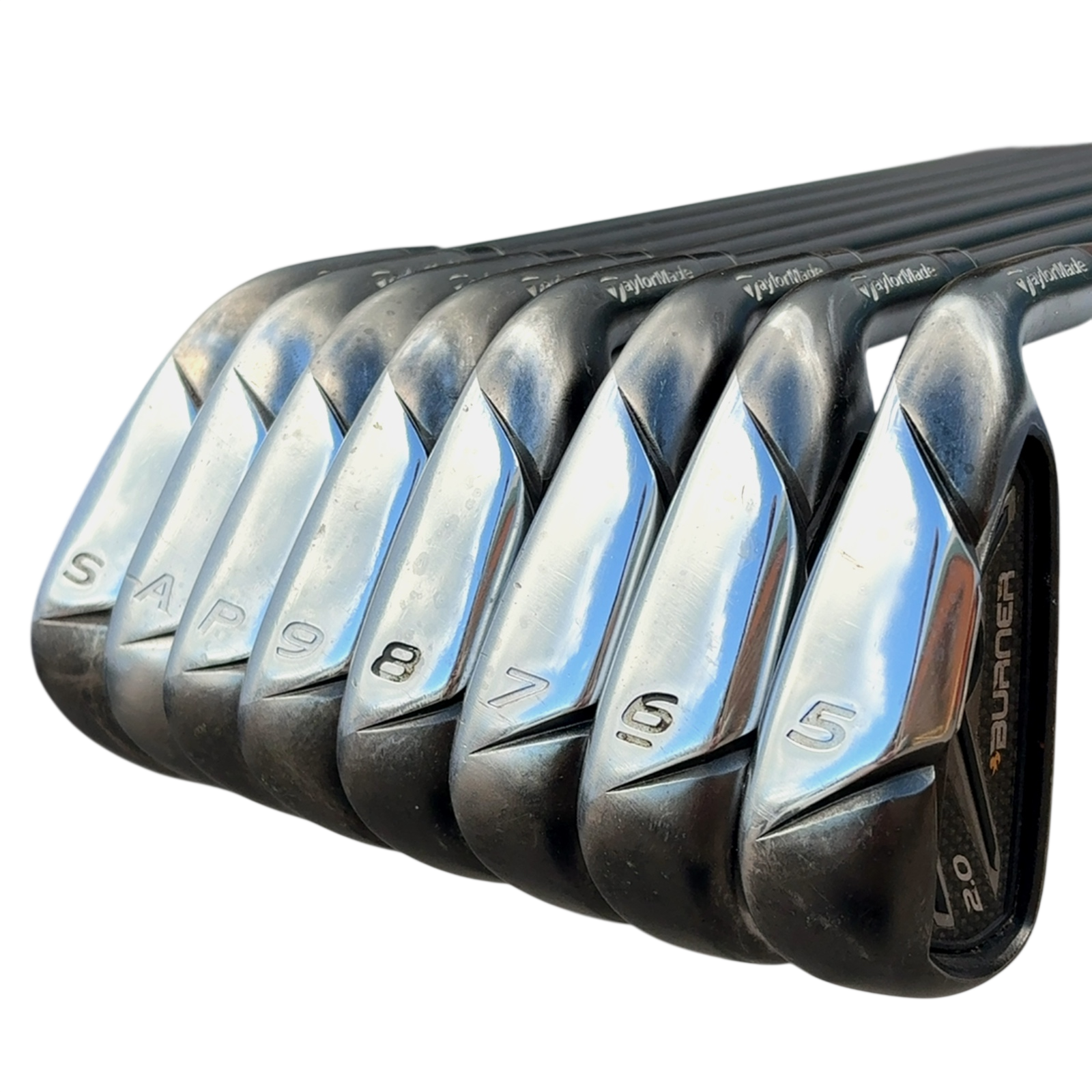 TaylorMade Burner 2.0 Jernsæt / 5-PW+AW+SW / Flex Regular / Grafit