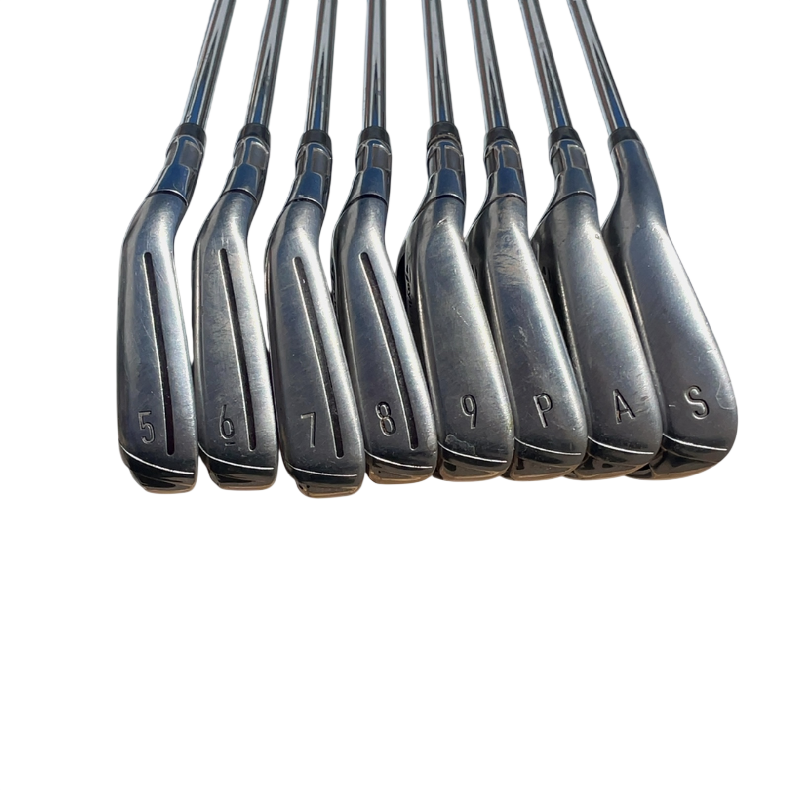 Venstre TaylorMade SIM Max Jernsæt / 5-PW+AW+SW / Flex Regular / Stål