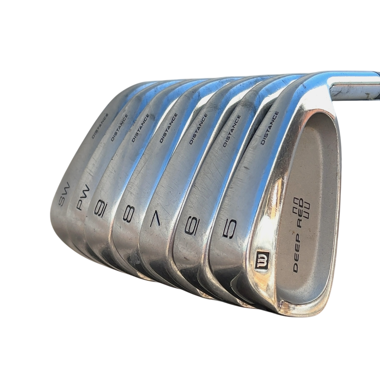 Wilson Deep Red II Iron Set / 5-PW+SW / Flex Ladies / Graphite