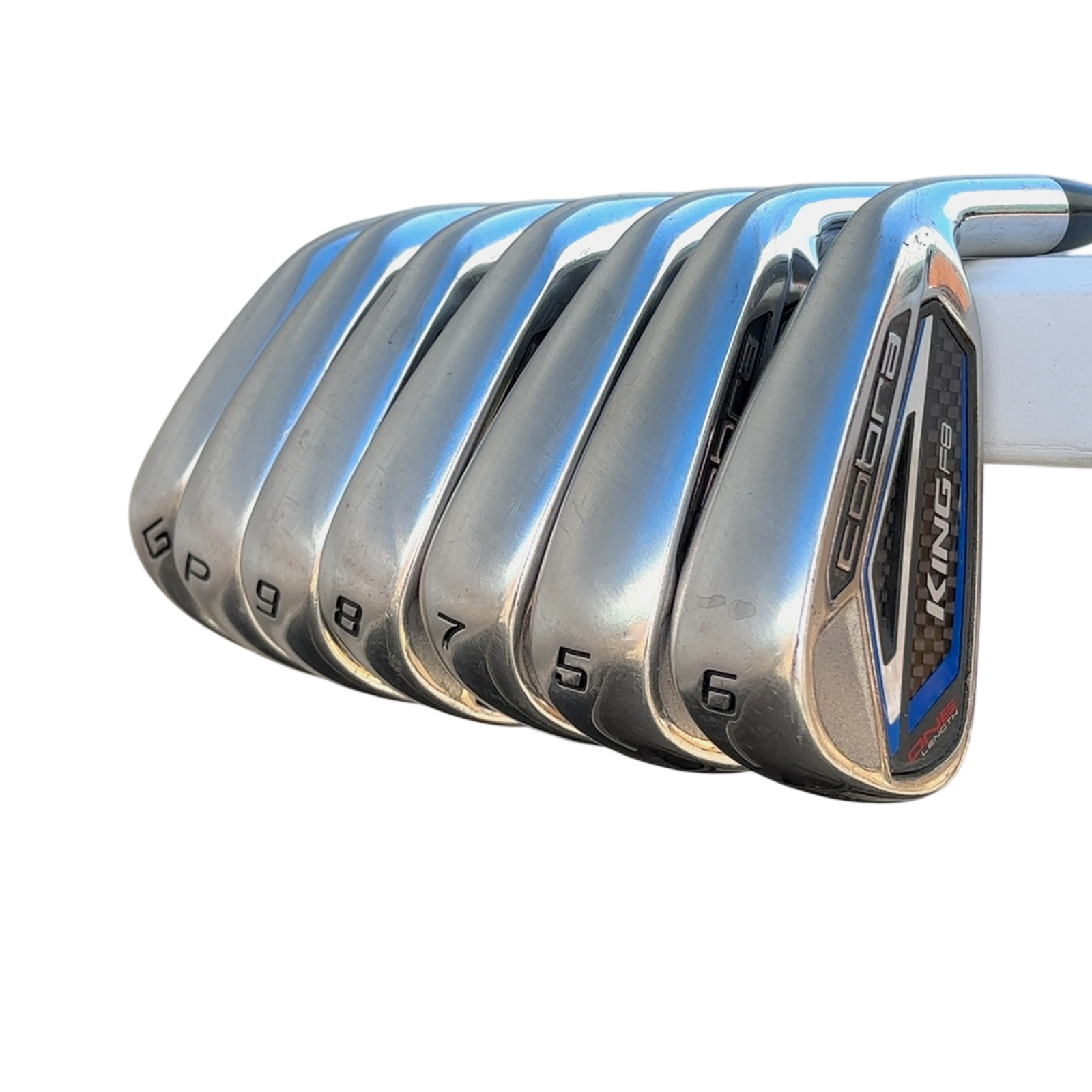 Cobra King F8 OneLength Jernsæt / 5-PW+GW / Flex Regular / Stål
